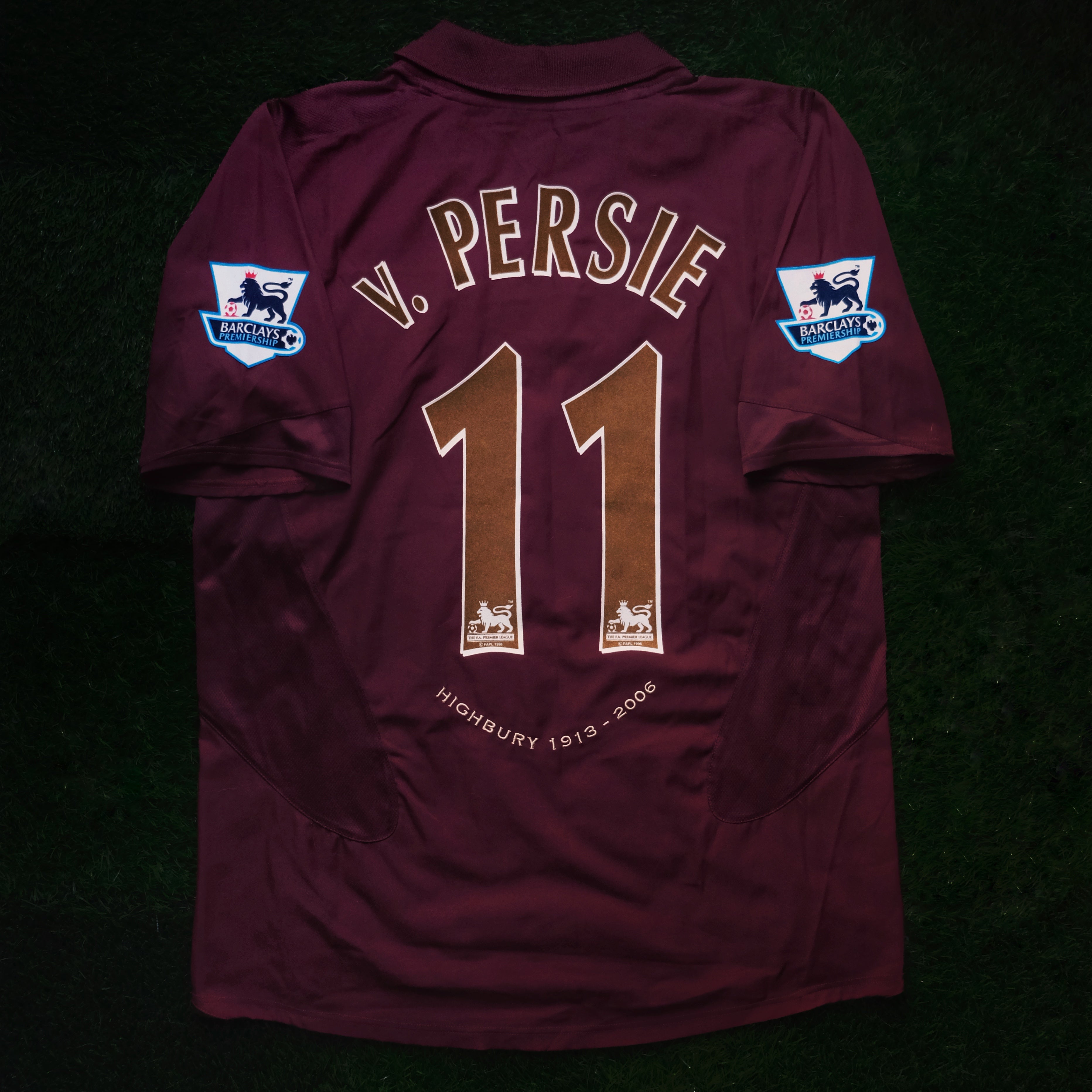 2005/06 Arsenal #11 V. PERSIE Home Jersey (L) – Double Kick