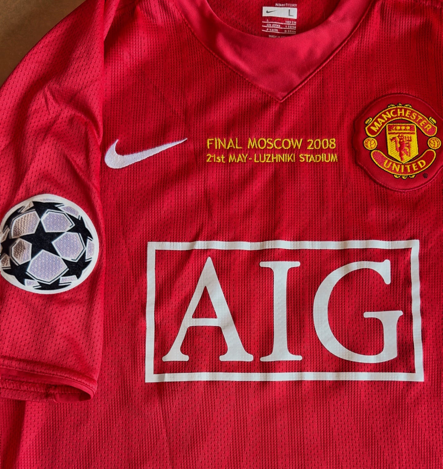 2007/08 Man Utd #16 CARRICK Home Jersey (L)