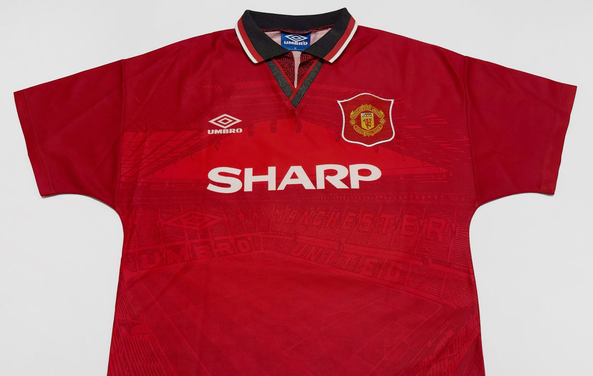 1994/96 Man Utd Home #22 SCHOLES Jersey (M)