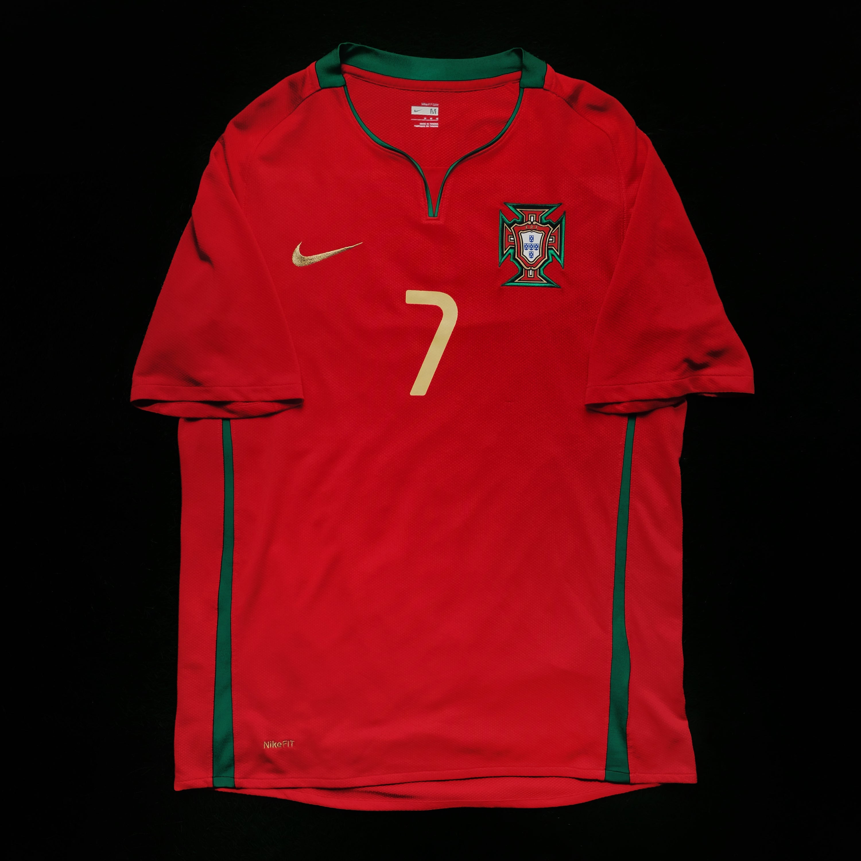 2008/10 Portugal #7 C.RONALDO Home Jersey (M)