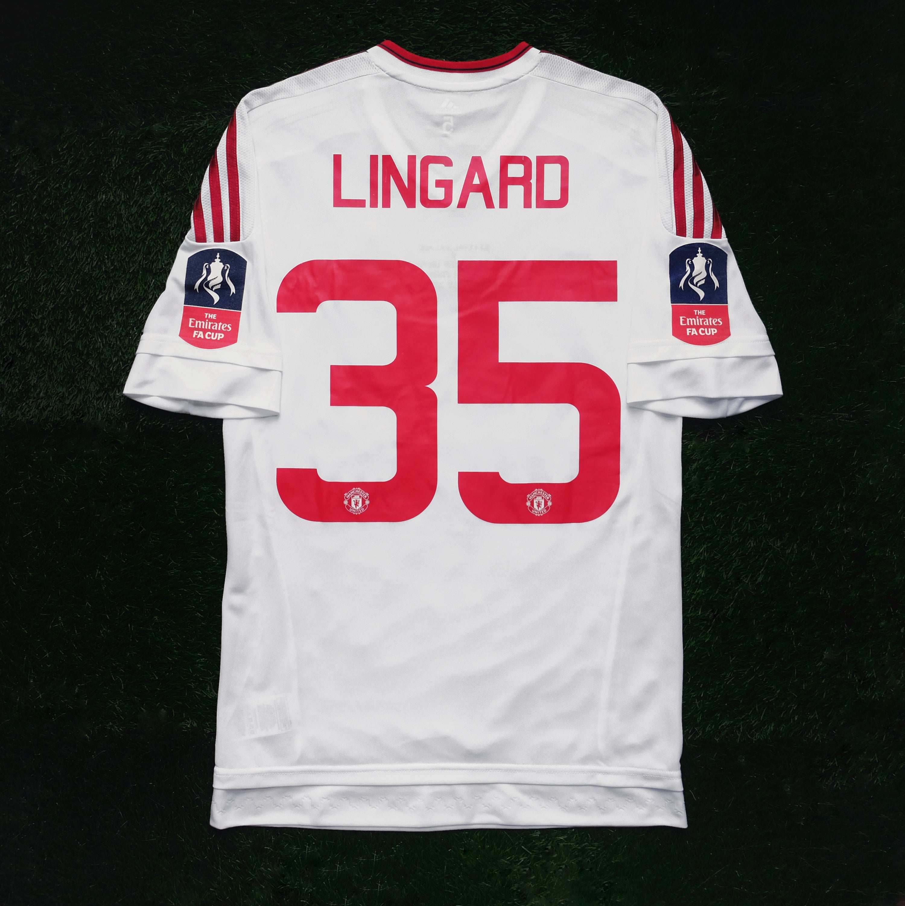 2015/16 Man Utd #35 LINGARD Away Jersey (S)