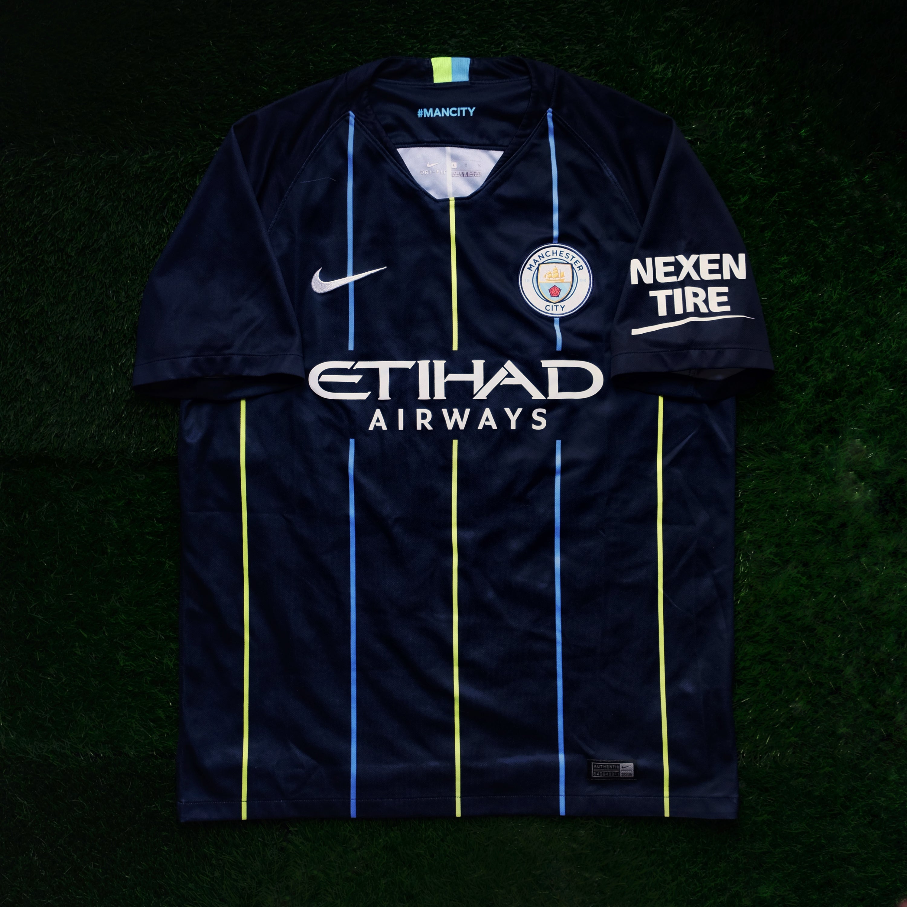 2018/19 Man City Away Jersey (L)