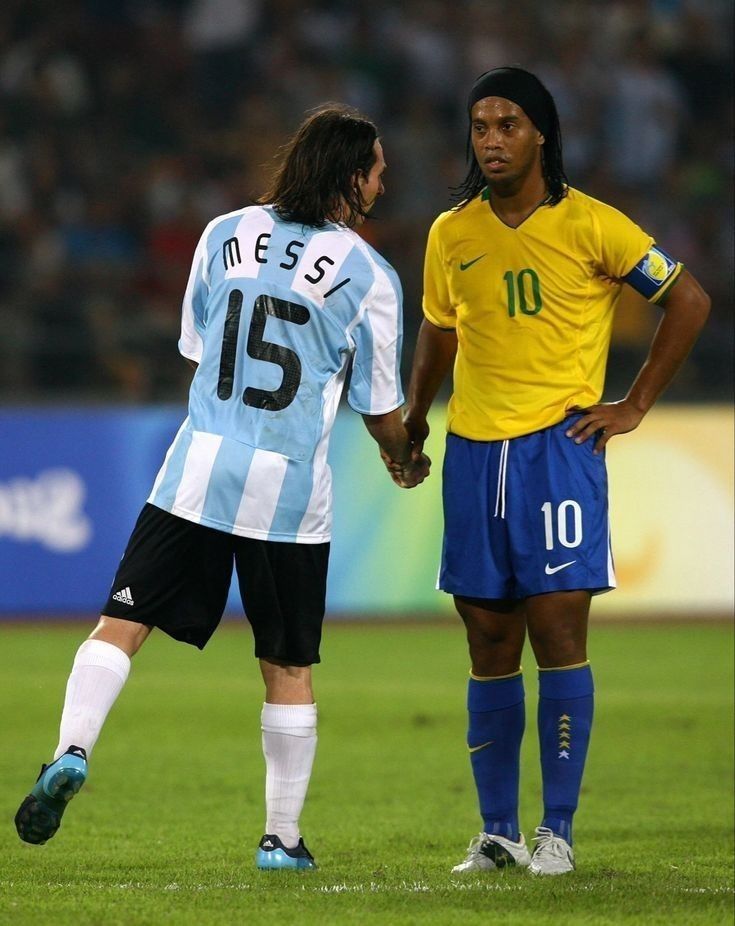 2007/09 Argentina #15 MESSI Home Jersey (XL)