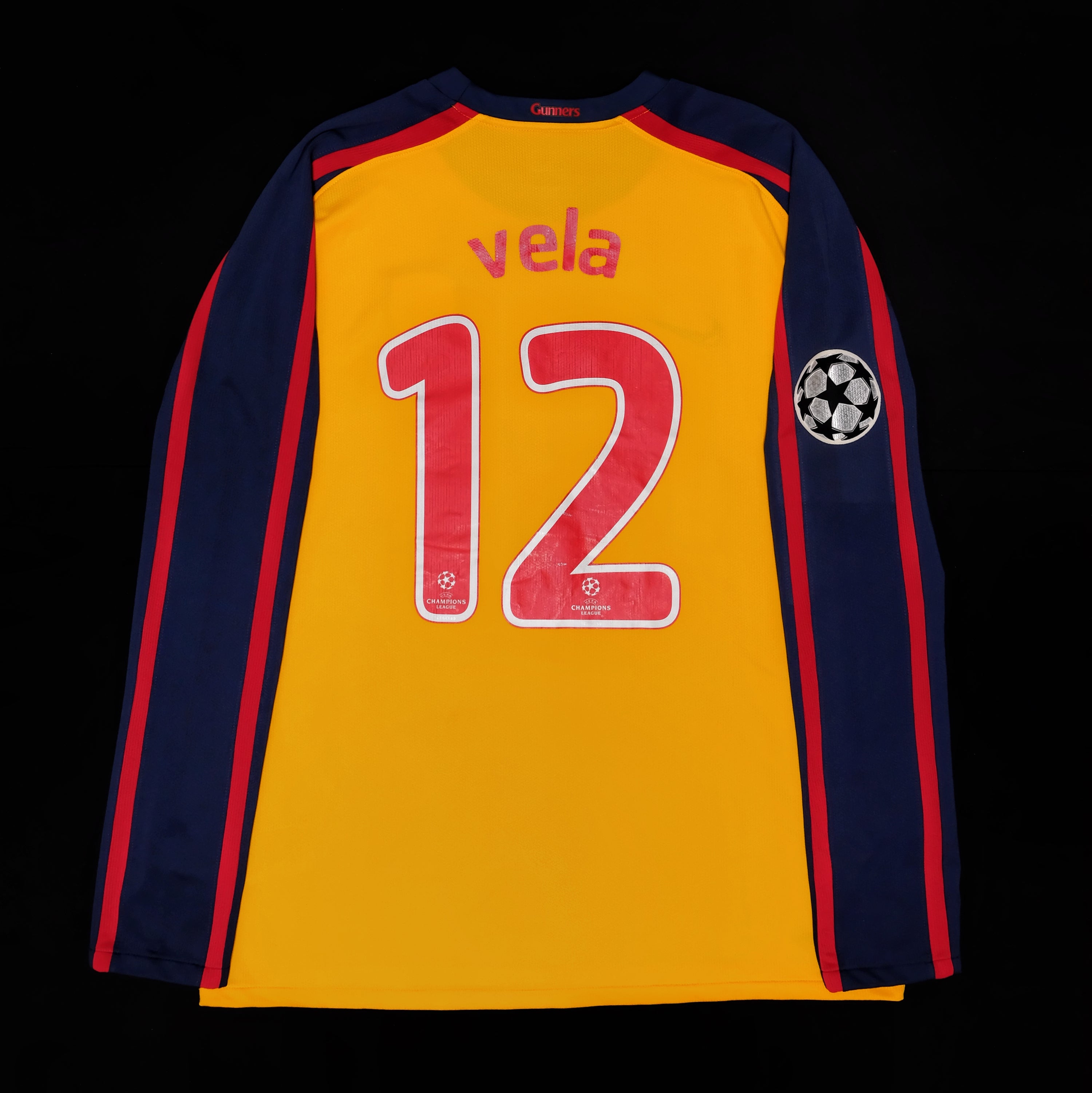 2008/09 Arsenal #12 VELA Away Jersey (L) L/S