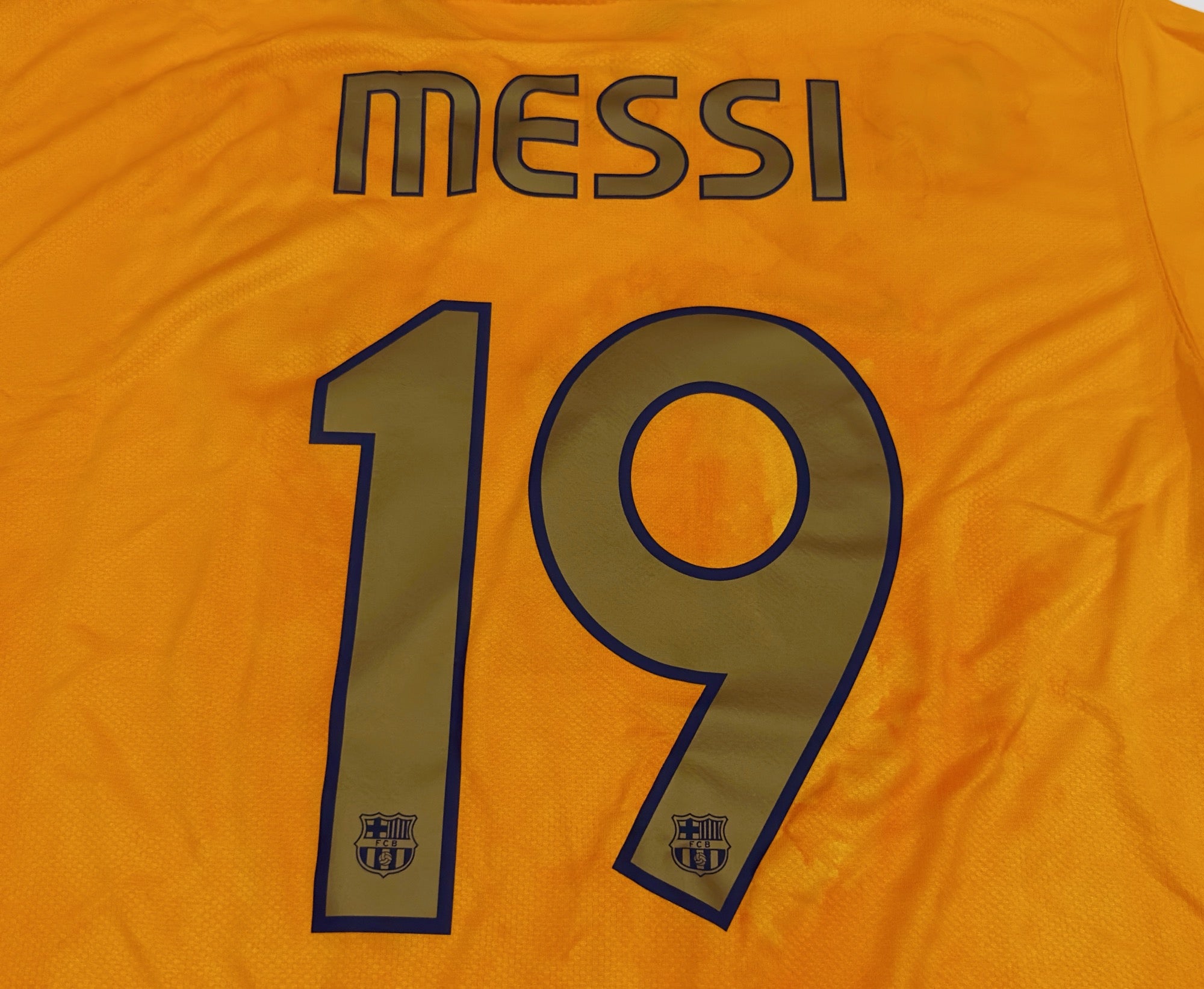 2006/07 Barcelona #19 MESSI Away Jersey (XL)