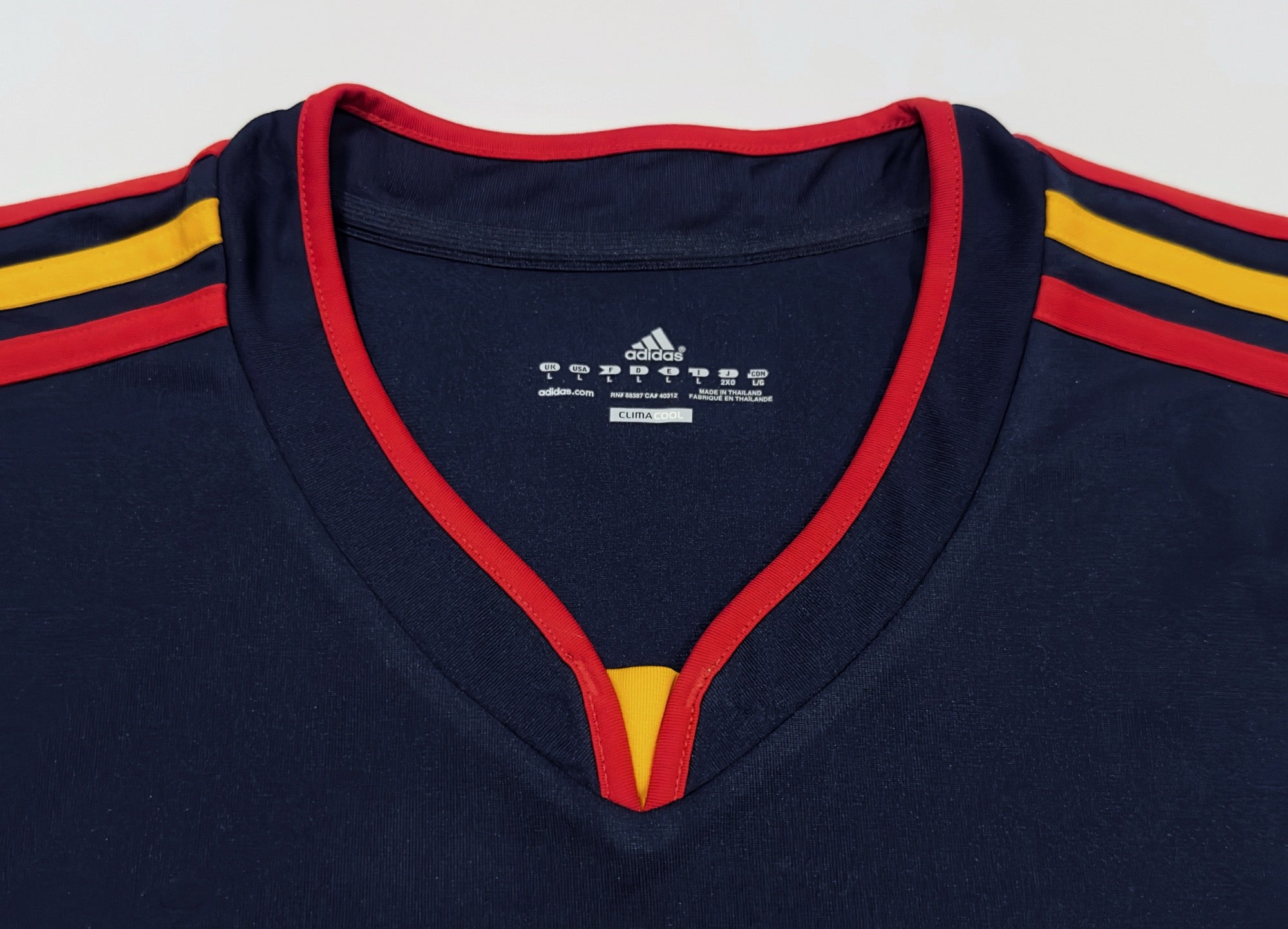 2010 Spain #8 XAVI Away Jersey (L)