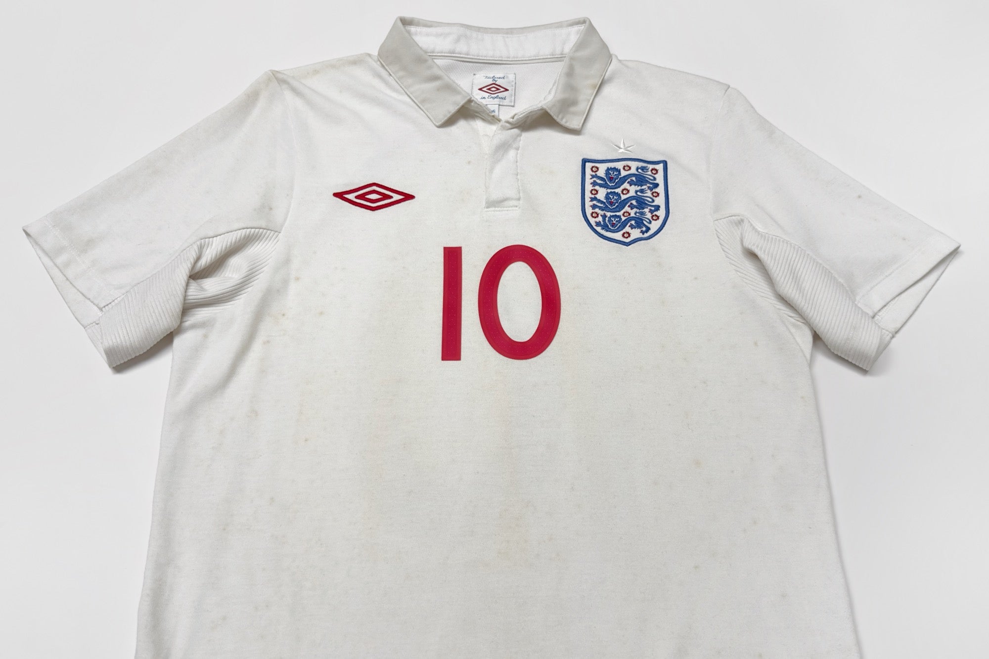 2009/10 England #10 ROONEY Home Jersey (S)