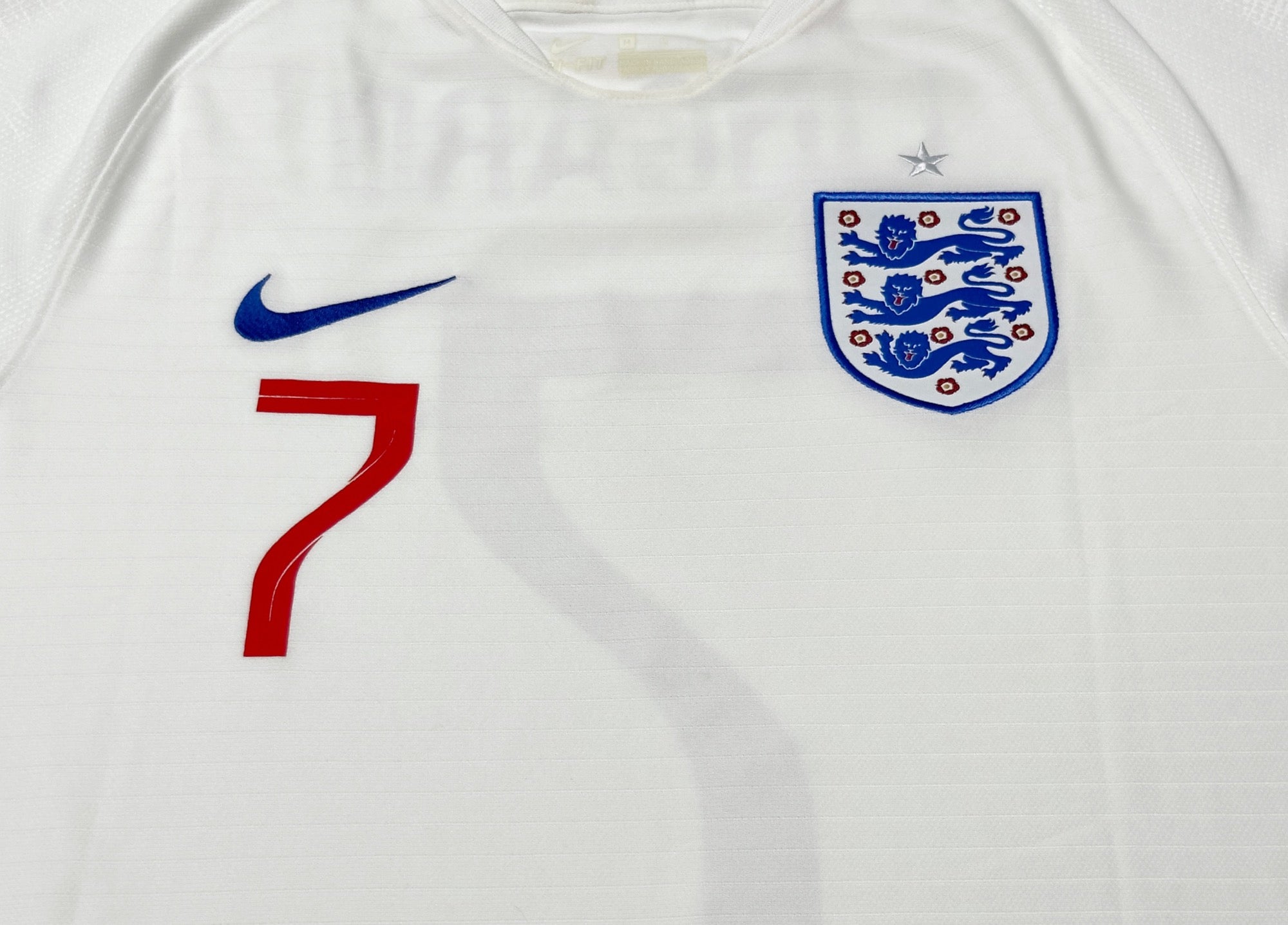 2018/19 England #7 LINGARD Home Jersey (M)