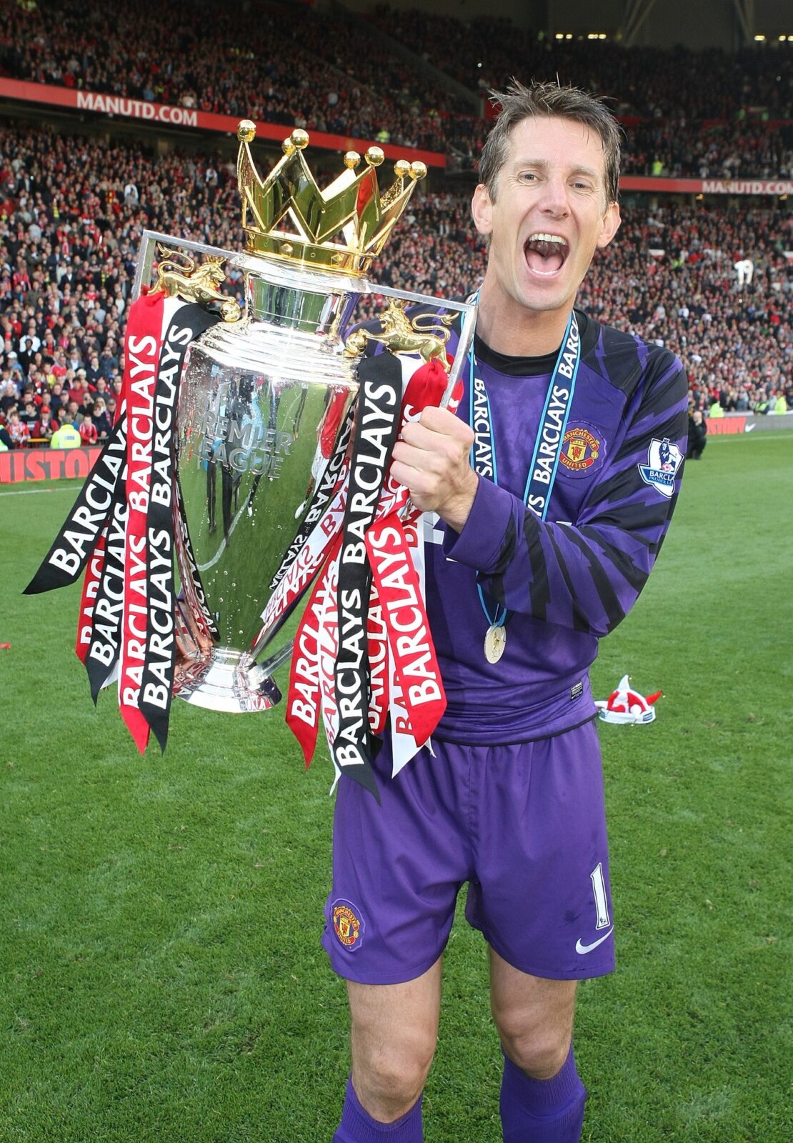 2010/11 Man Utd #1 VAN DER SAR GK Jersey (M) L/S