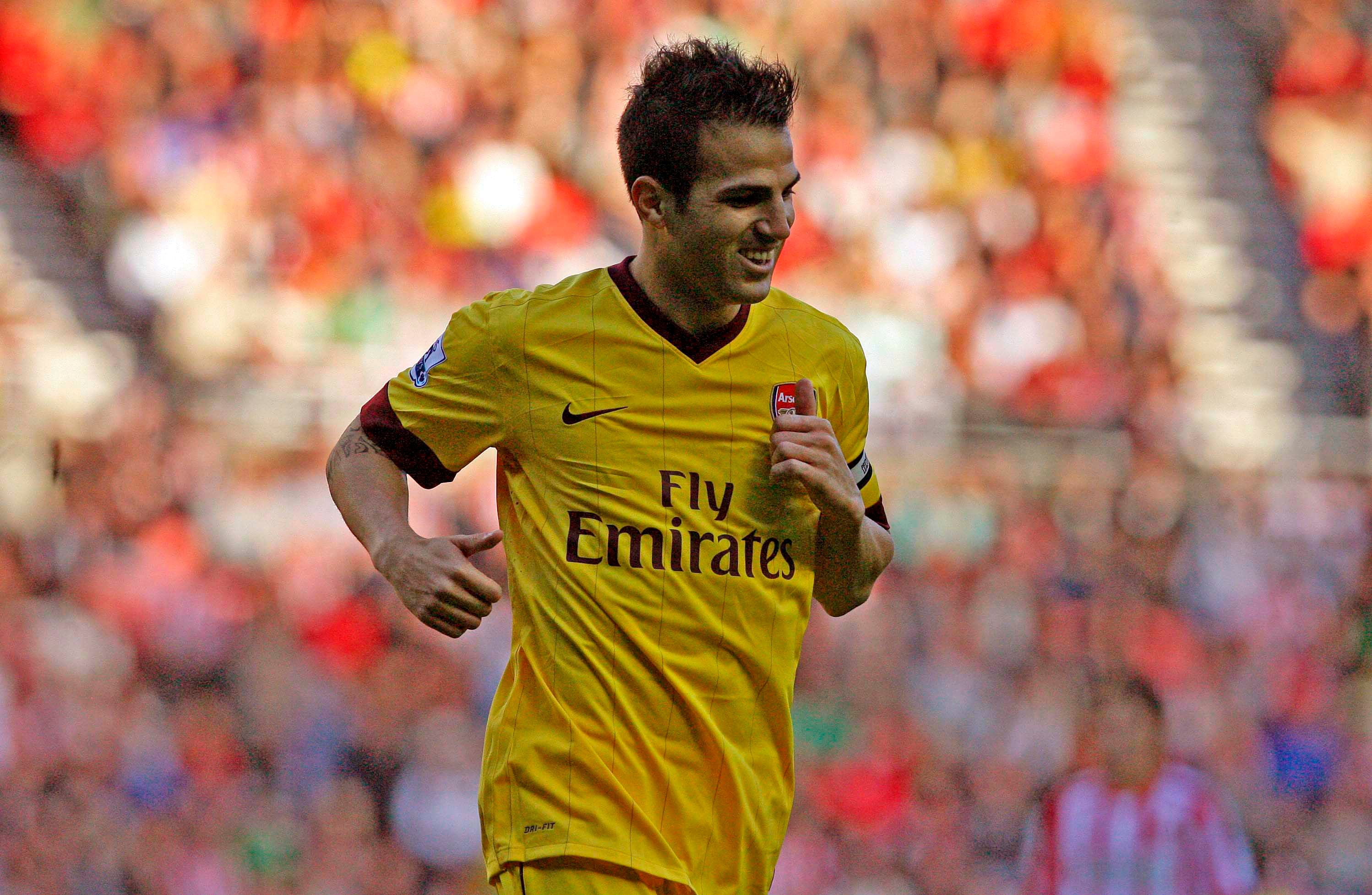 2010/12 Arsenal #4 FABREGAS Away Jersey (XL)