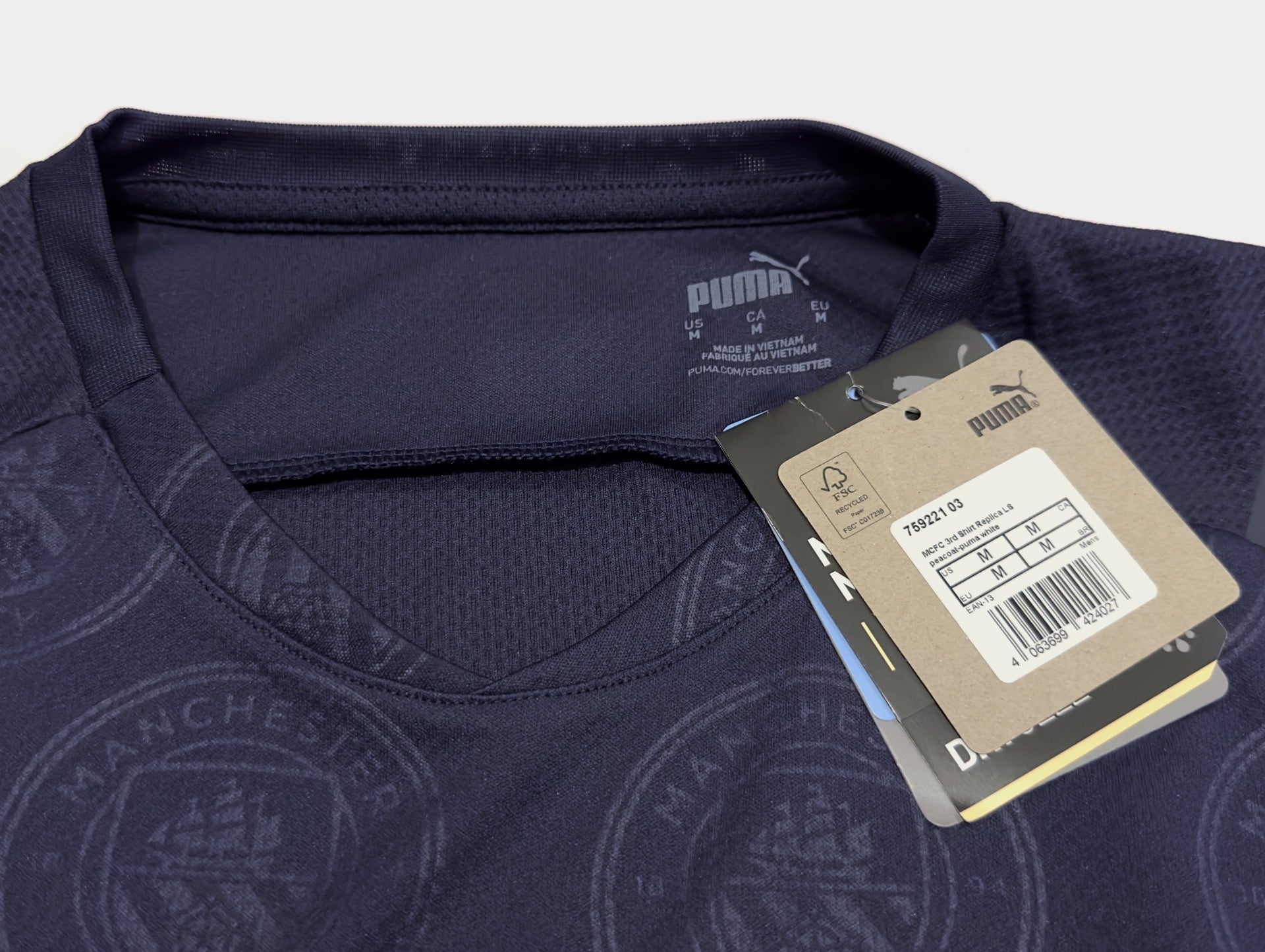 2021/22 Man City Third Jersey (M) L/S