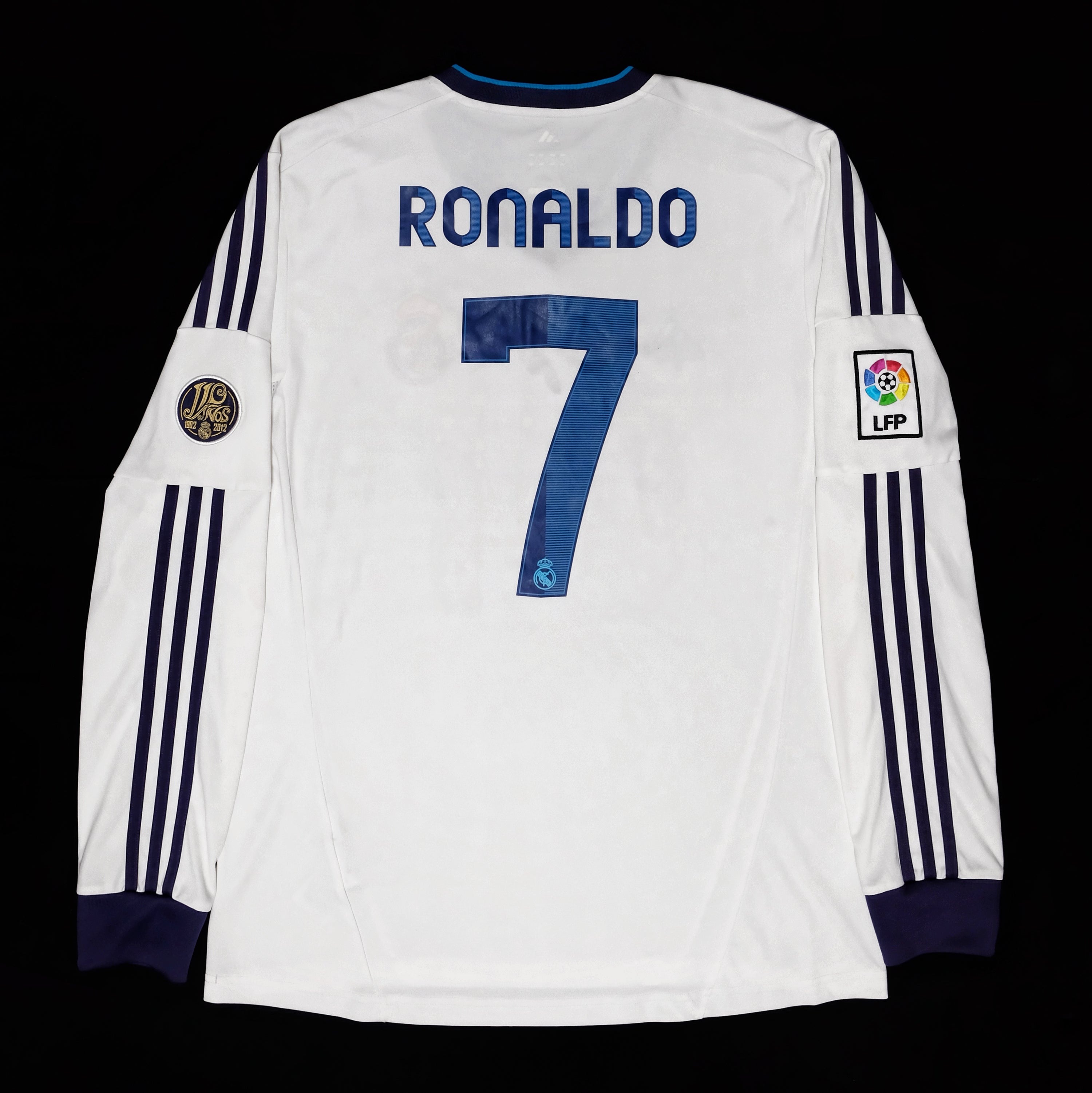 2012/13 Real Madrid #7 RONALDO Home Jersey (L) L/S
