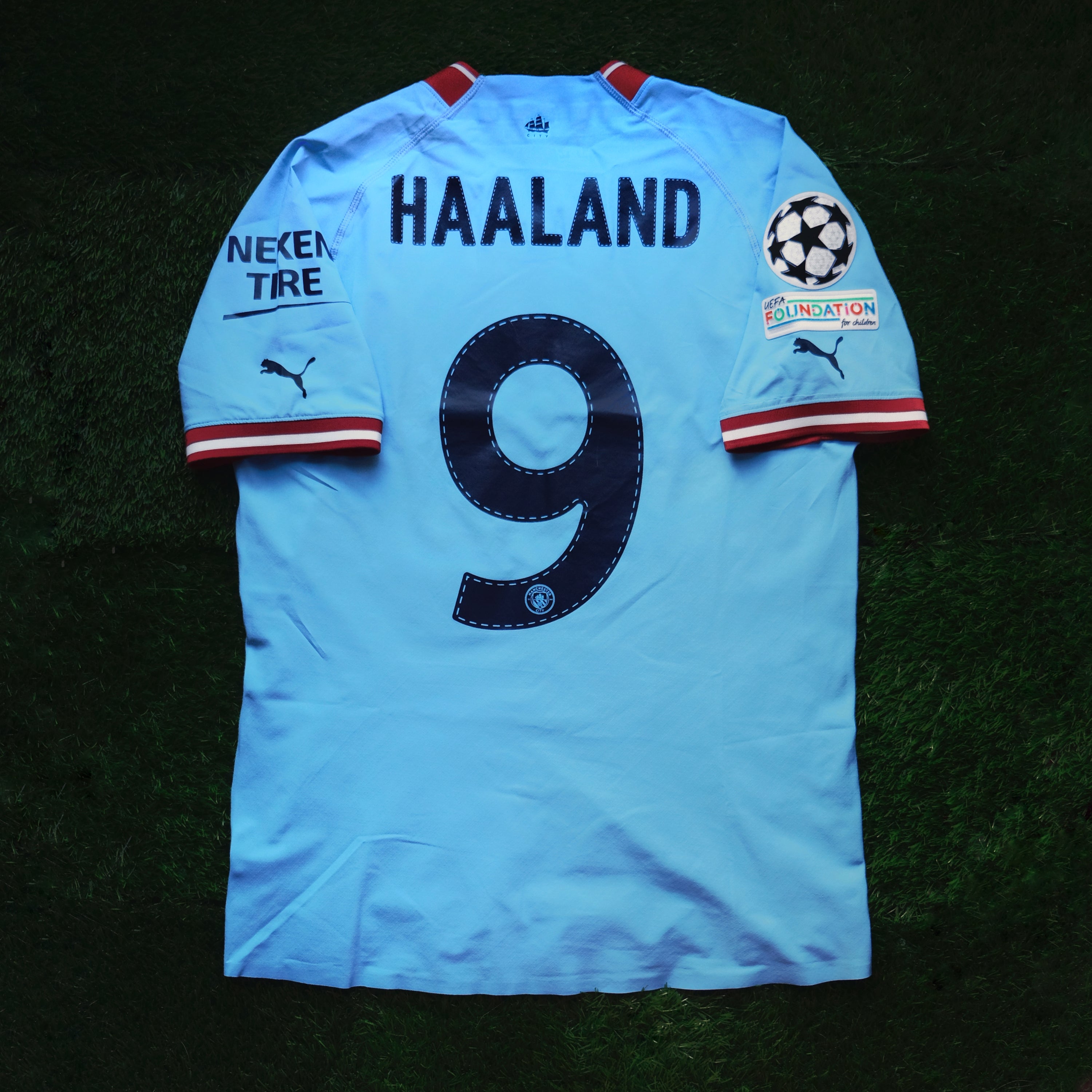 2022/23 Man City #9 HAALAND Home Jersey (M)