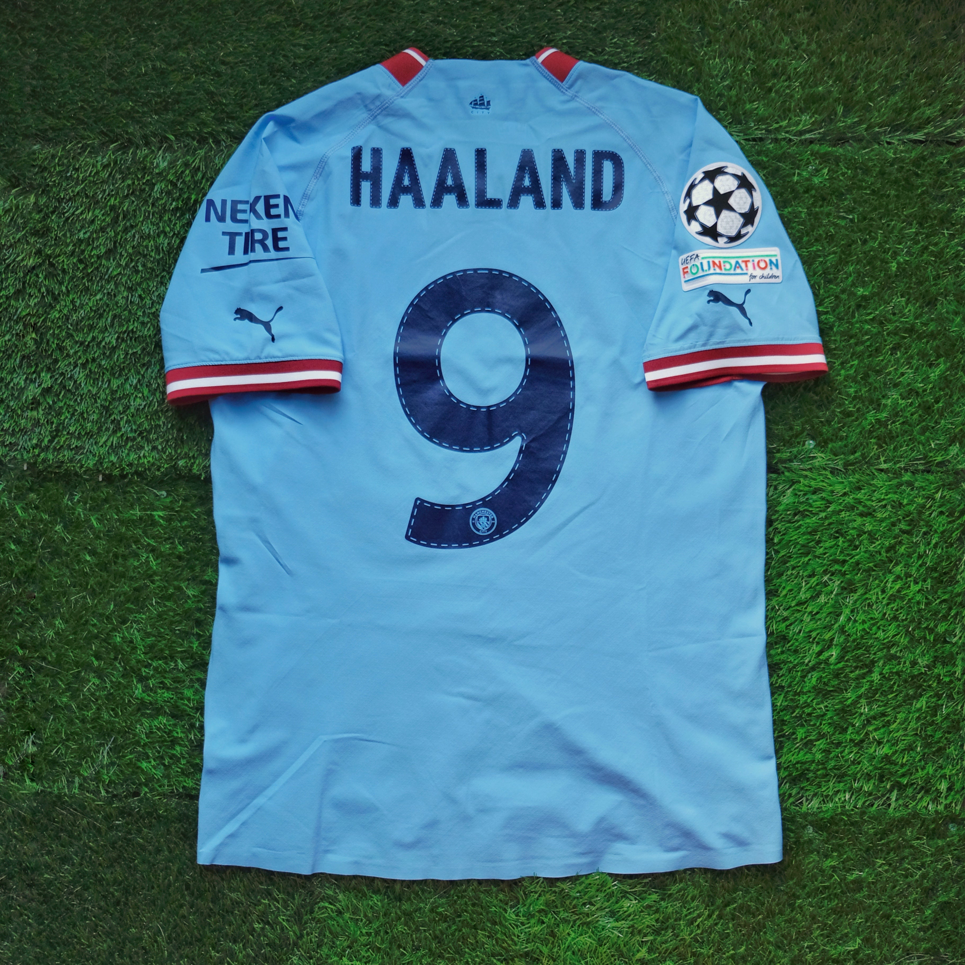 HAALAND #9 Manchester City F.C. Home Jersey Size:M newest