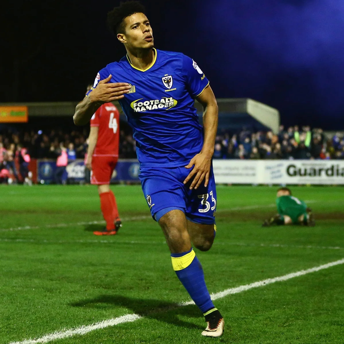 2016/18 AFC Wimbledon Home Jersey (XL)