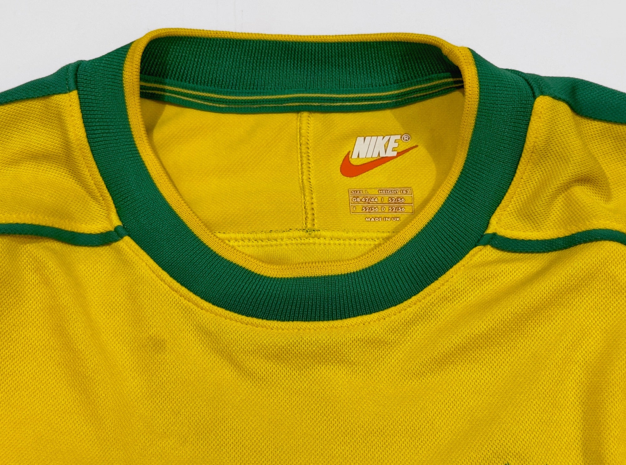 1998/00 Brazil #9 RONALDO Home Jersey (L)