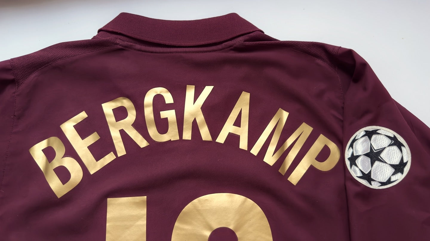 2005/06 Arsenal #10 BERGKAMP Home Jersey (L) L/S