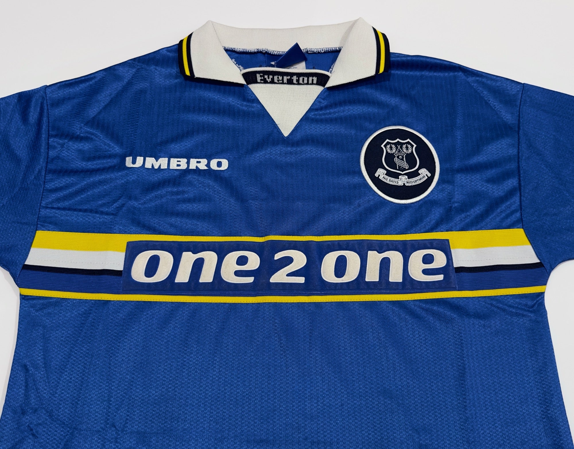 1997/99 Everton Home Jersey (M) L/S