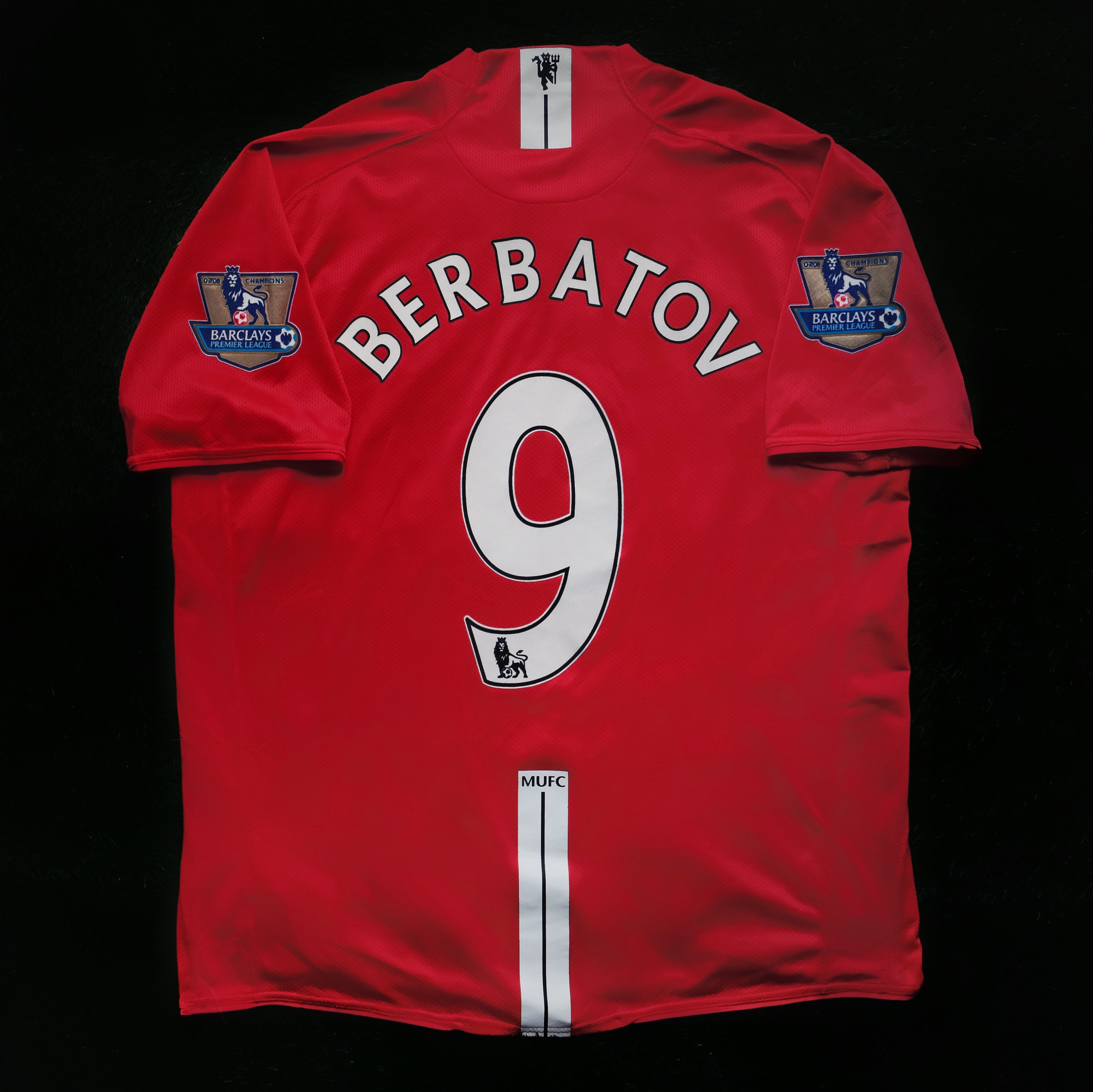 2008/09 Man Utd #9 BERBATOV Home Jersey (XL)