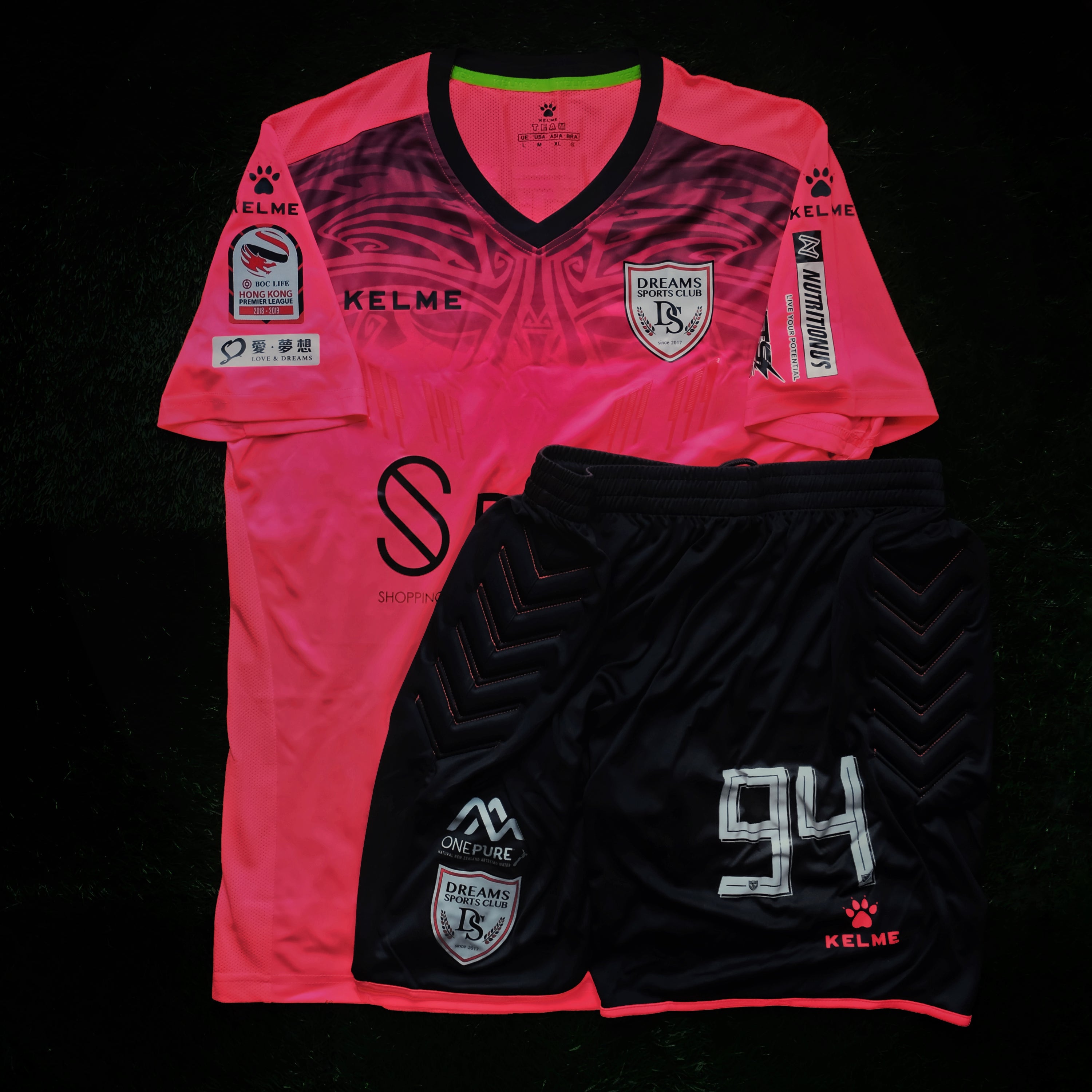 2018/19 Dreams FC #94 K W TSE GK Jersey (XL)