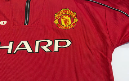 1999/00 Man Utd #7 BECKHAM Home Jersey (M)