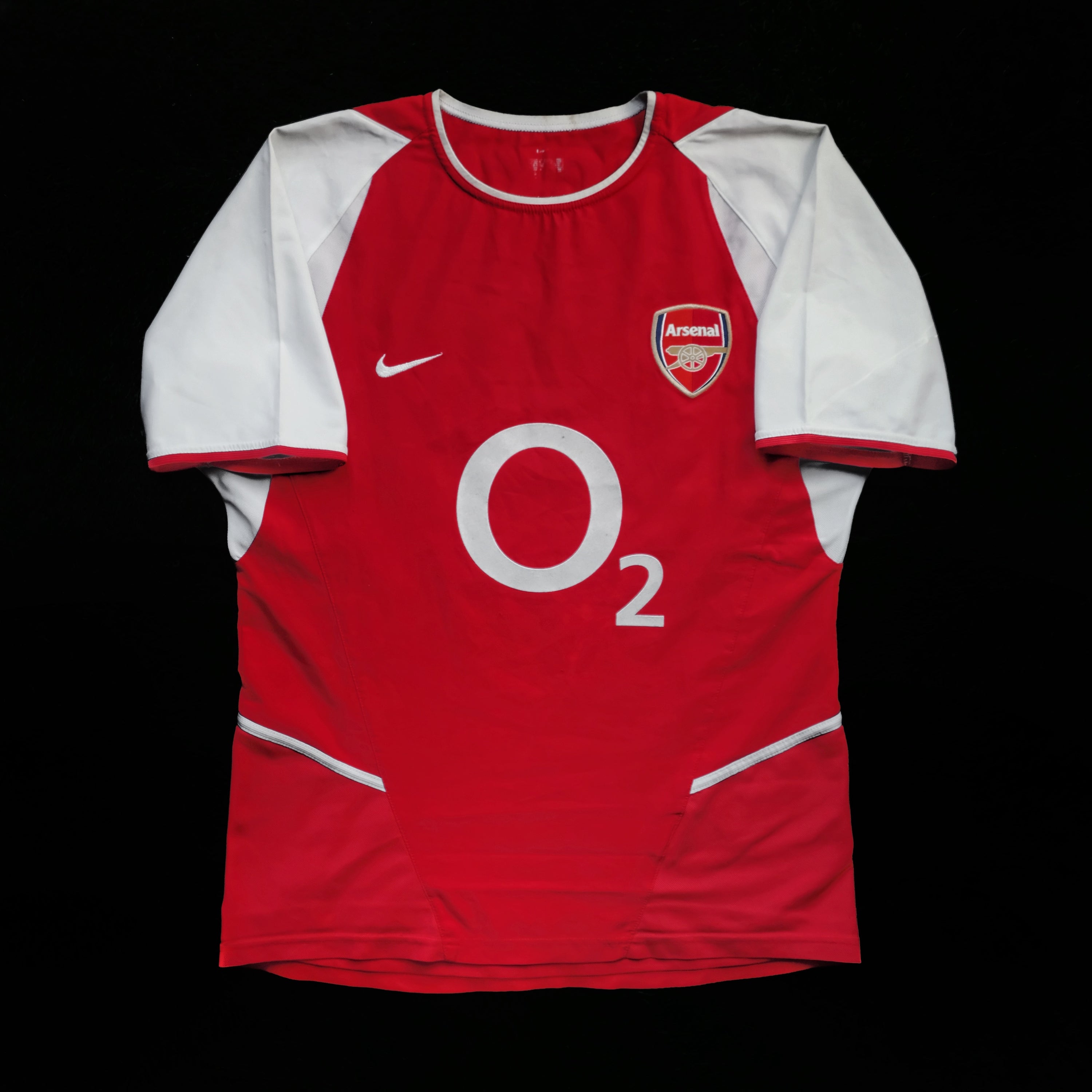 2002/04 Arsenal #10 BERGKAMP Home Jersey (S)