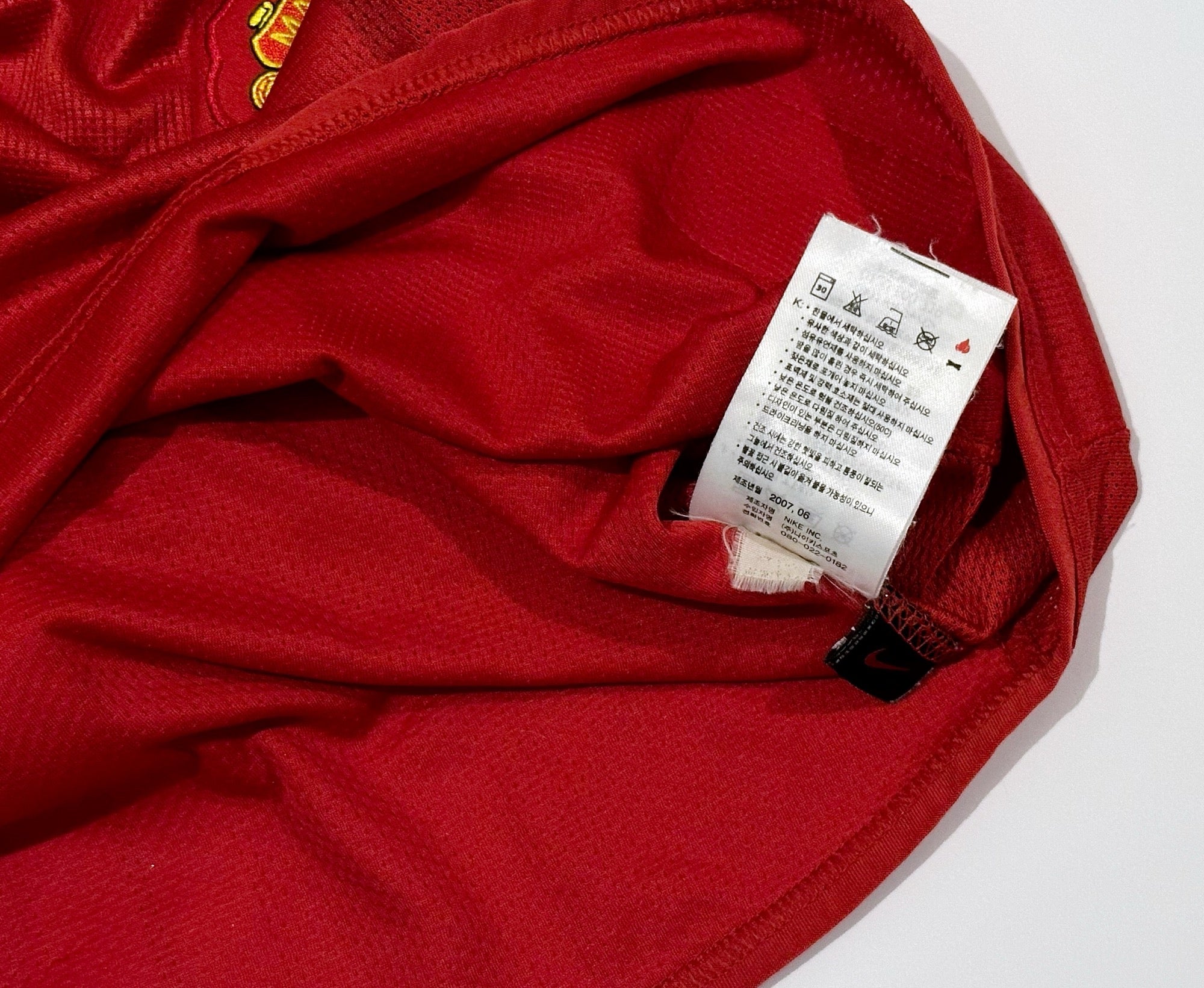 2007/08 Man Utd #7 RONALDO Home Jersey (M) L/S