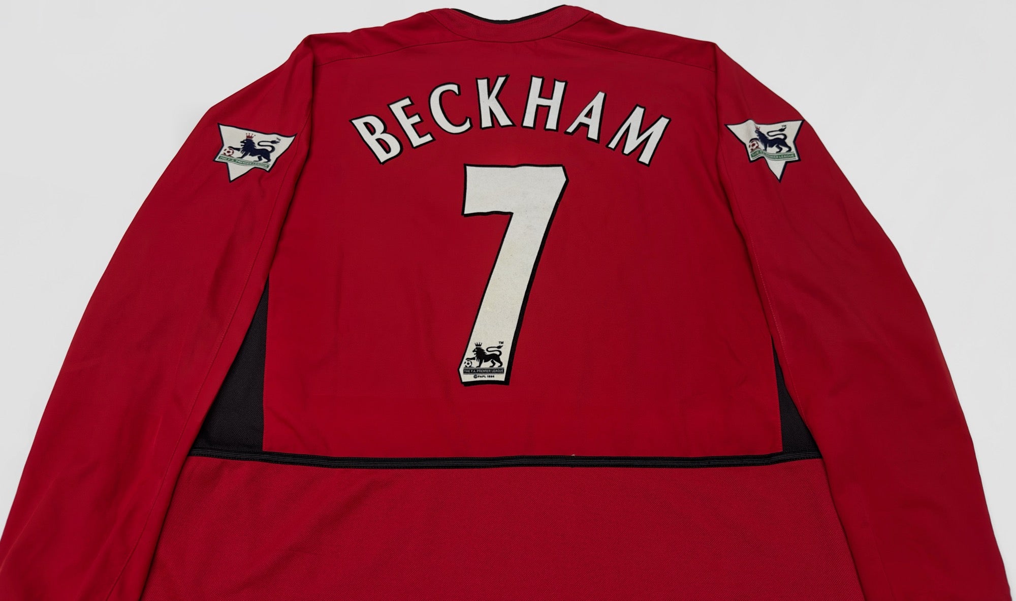 2002/03 Man Utd #7 BECKHAM Home Jersey (L) L/S