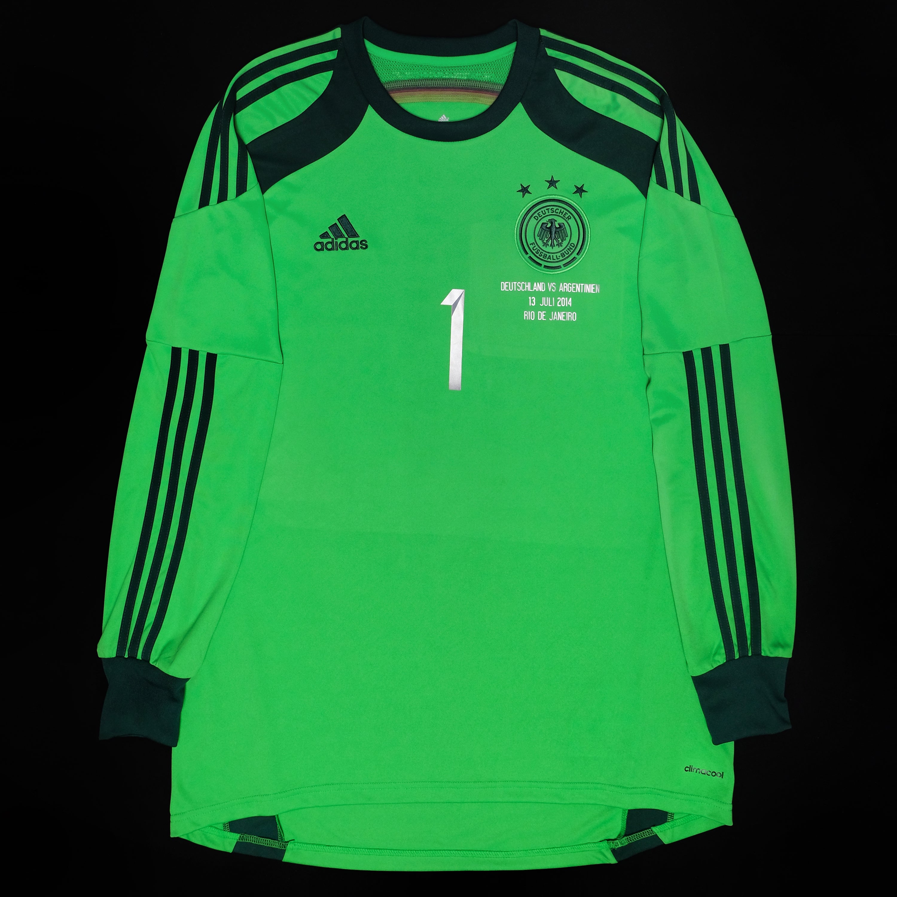 2014 Germany #1 NEUER GK Jersey (L) L/S