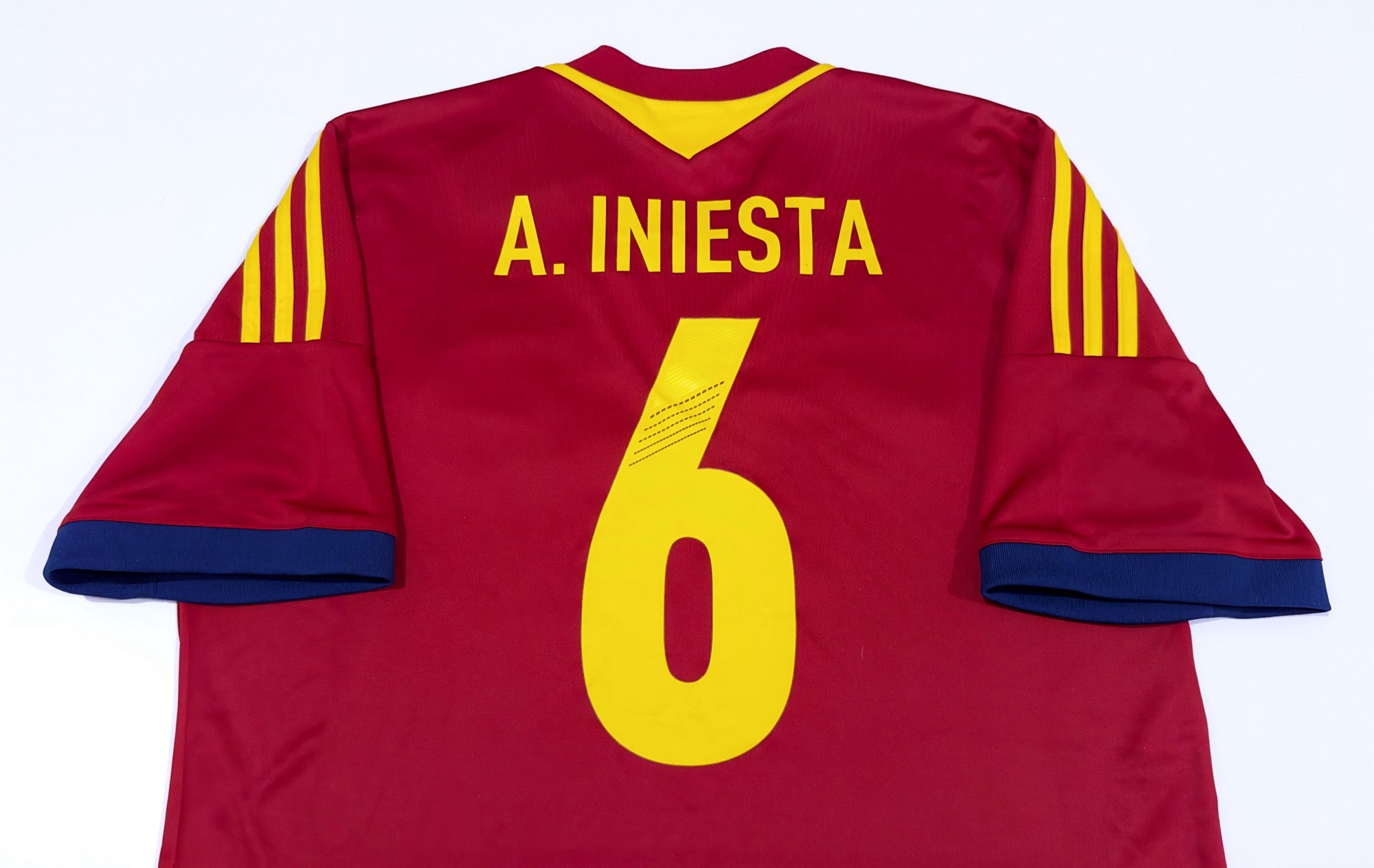 2012/13 Spain #6 A.INIESTA Away Jersey (L)