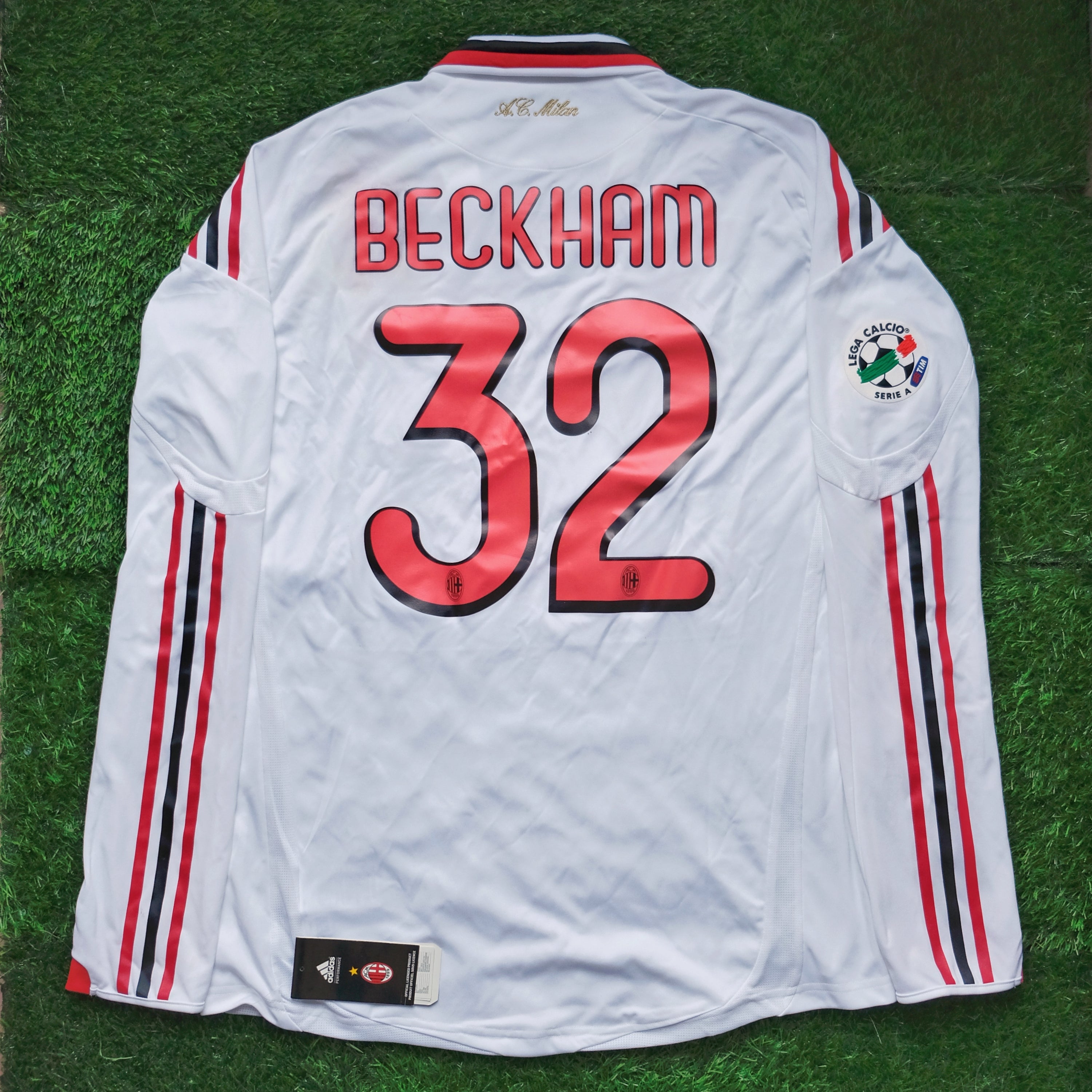 2009/10 AC Milan #32 BECKHAM Away Jersey (L)