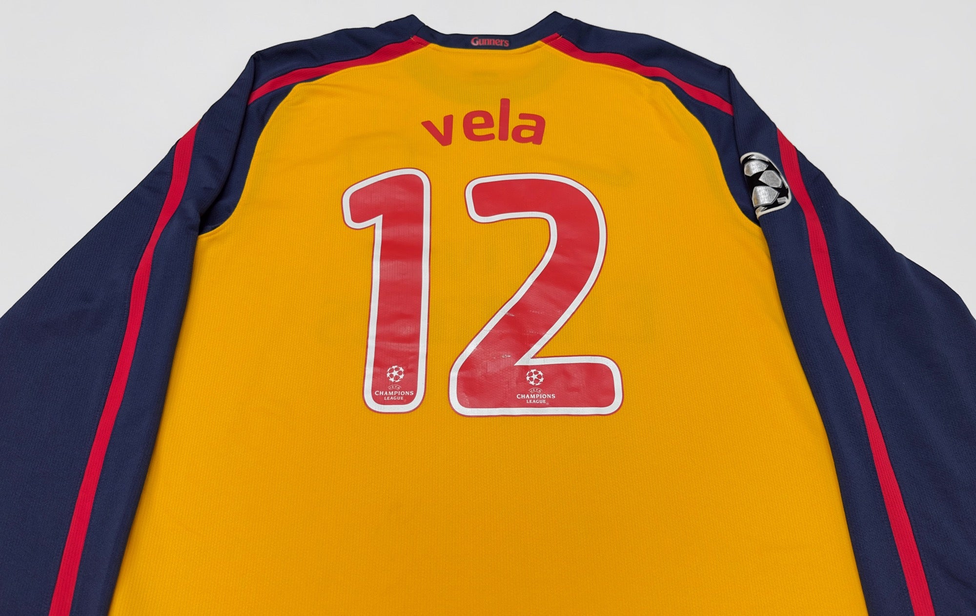 2008/09 Arsenal #12 VELA Away Jersey (L) L/S
