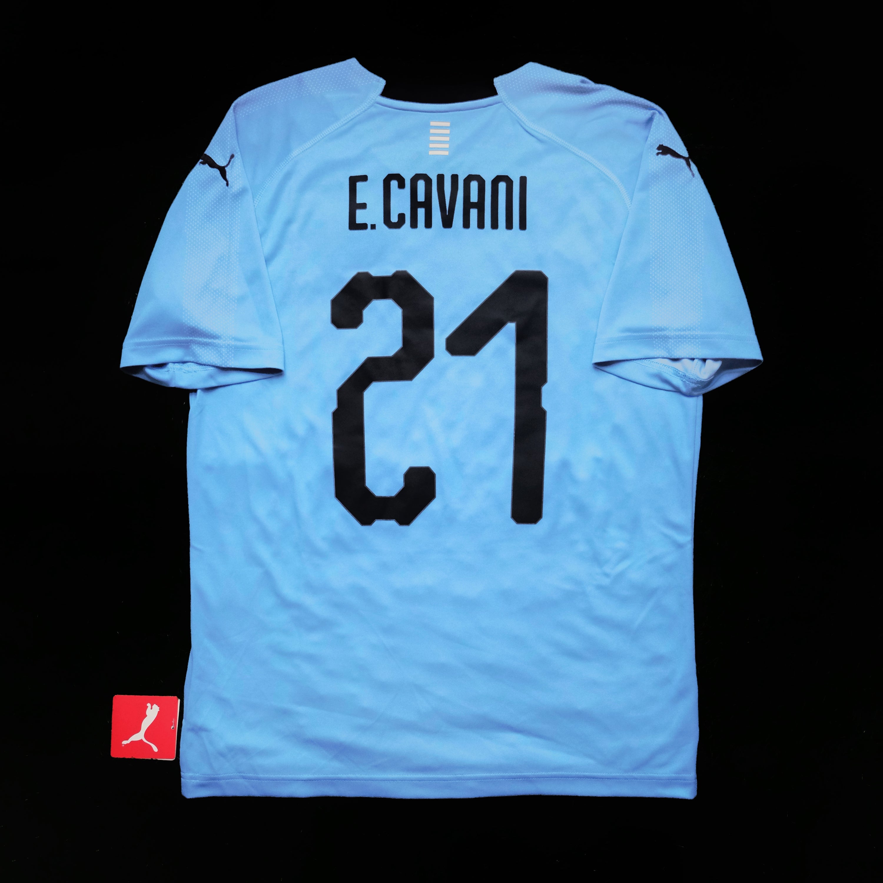 2018/19 Uruguay #21 E.CAVANI Home Jersey (M)