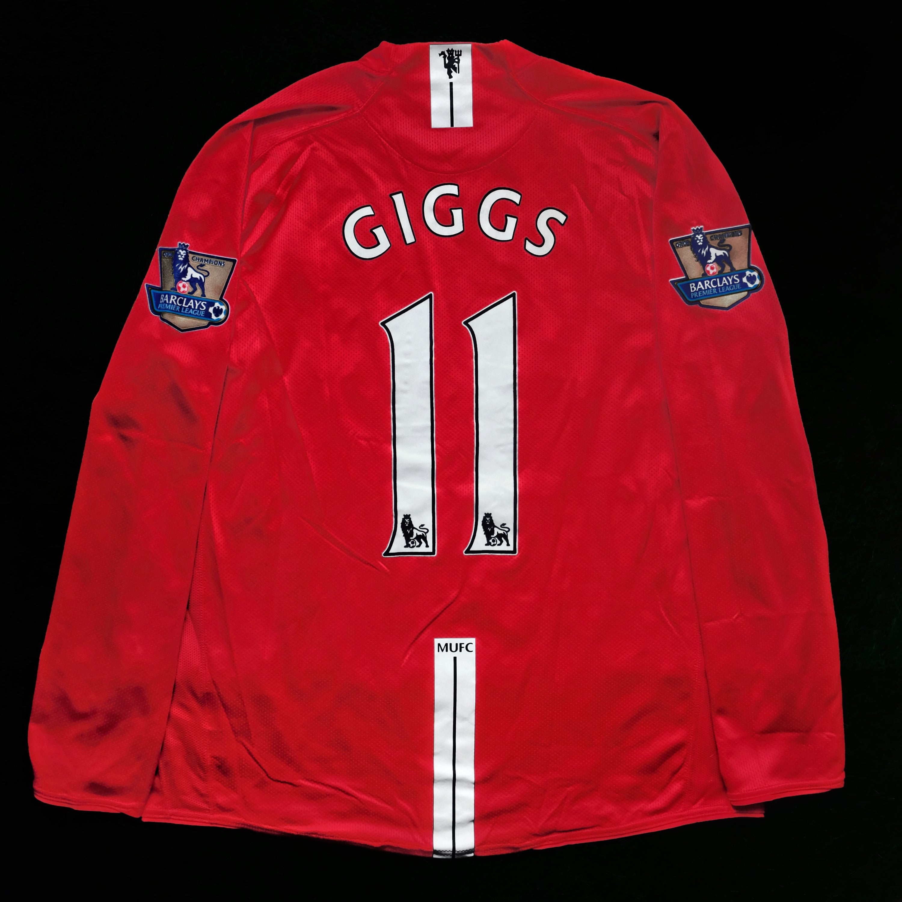 2008/09 Man Utd #11 GIGGS Home Jersey (XL) L/S