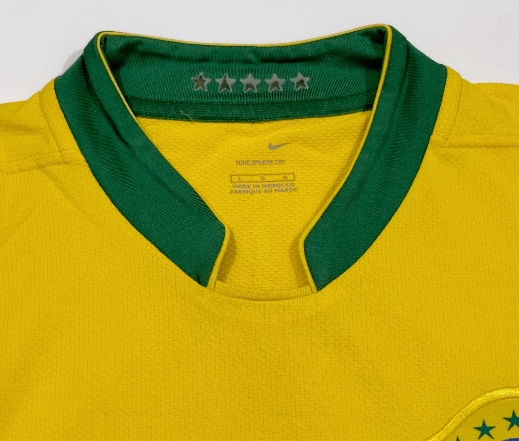 2006/08 Brazil #7 ADRIANO Home Jersey (L)