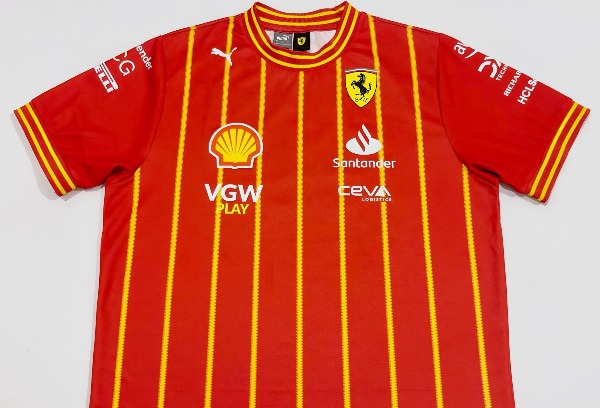 PUMA x Scuderia Ferrari #16 LECLERC Soccer Jersey (L)