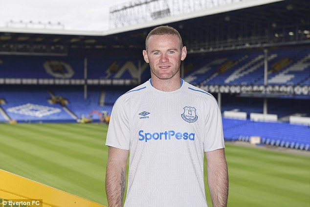 2017/18 Everton #10 ROONEY Away Jersey (S)
