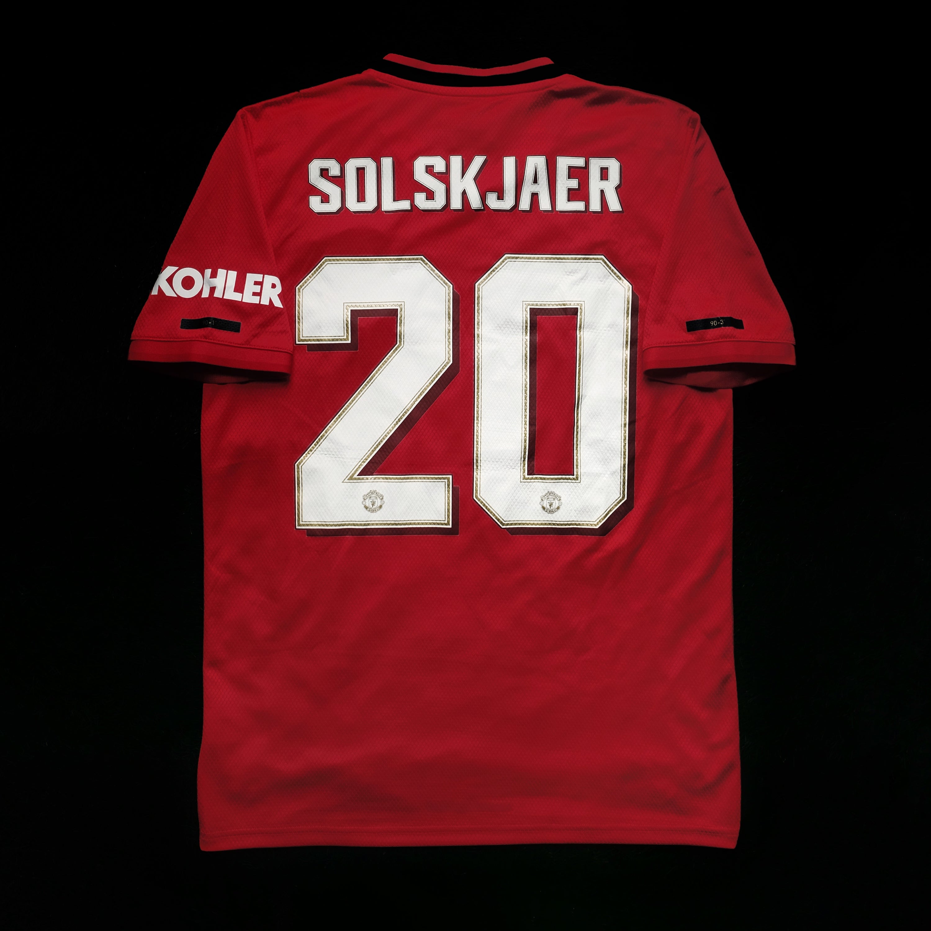 2019/20 Man Utd #20 SOLSKJAER Home Jersey (M)