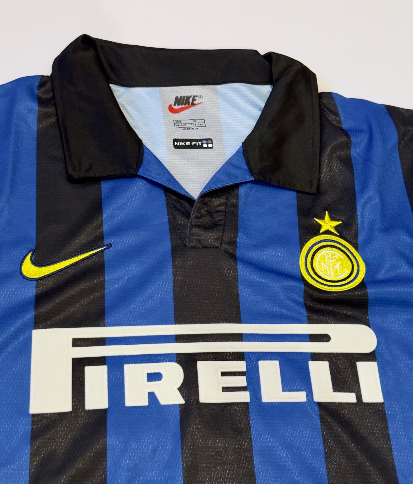 1998/99 Inter Milan #14 SIMEONE Home Jersey (XL) L/S