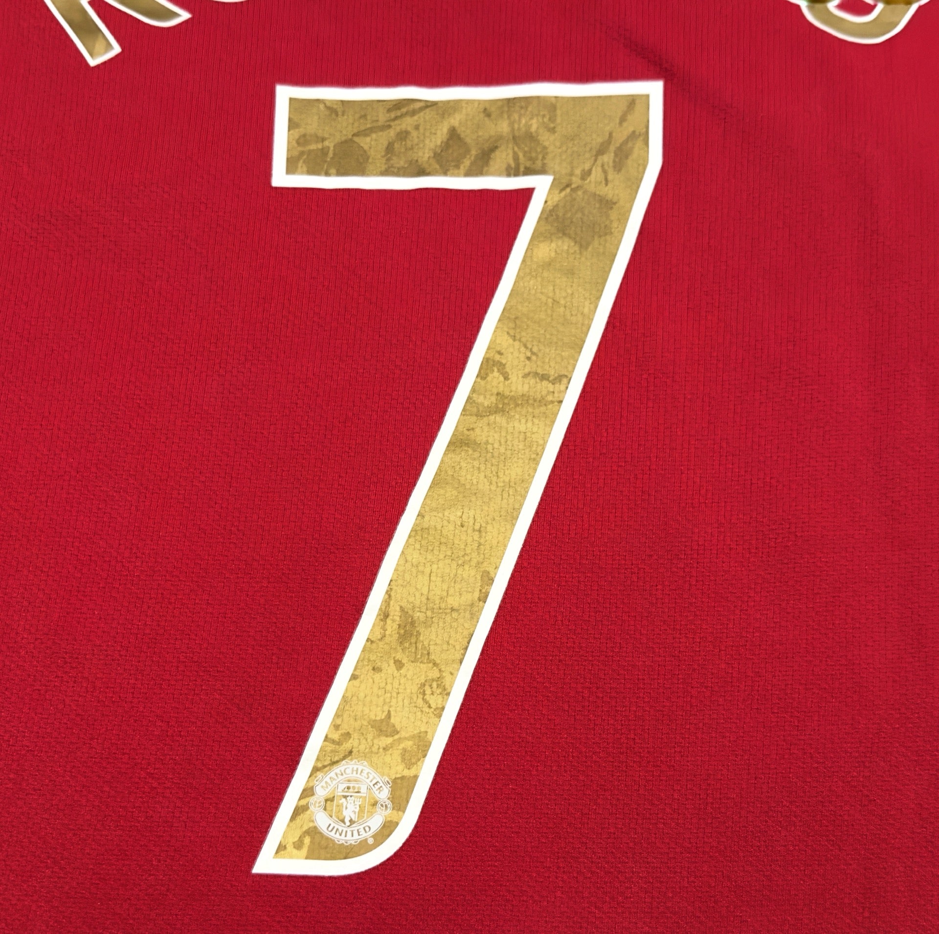 2006/07 Man Utd #7 RONALDO Home Jersey (L) L/S