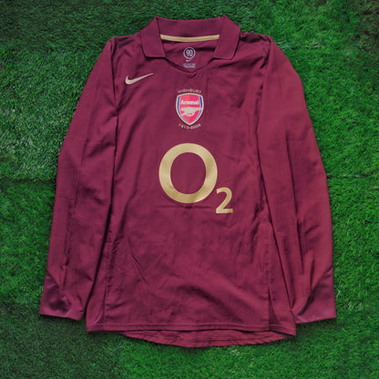 2005/06 Arsenal #14 HENRY Home Jersey (S) L/S