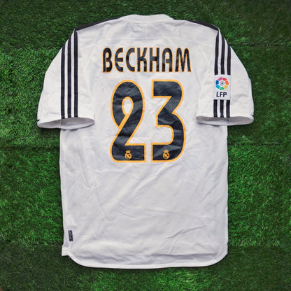 2003/04 Real Madrid #23 BECKHAM Home Jersey (M)