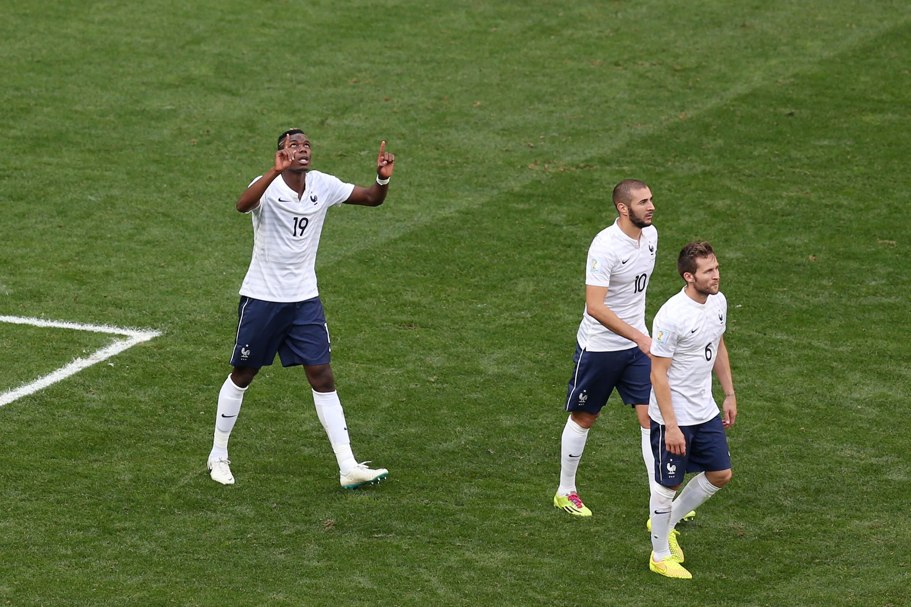 2014/15 France #19 POGBA Away Jersey (S)