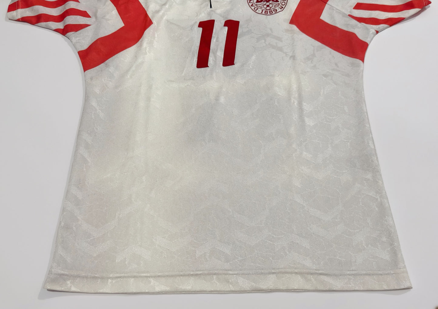 1992/94 Denmark #11 LAUDRUP Away Jersey (M)