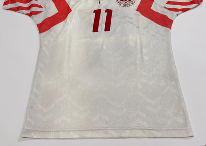 1992/94 Denmark #11 LAUDRUP Away Jersey (M)