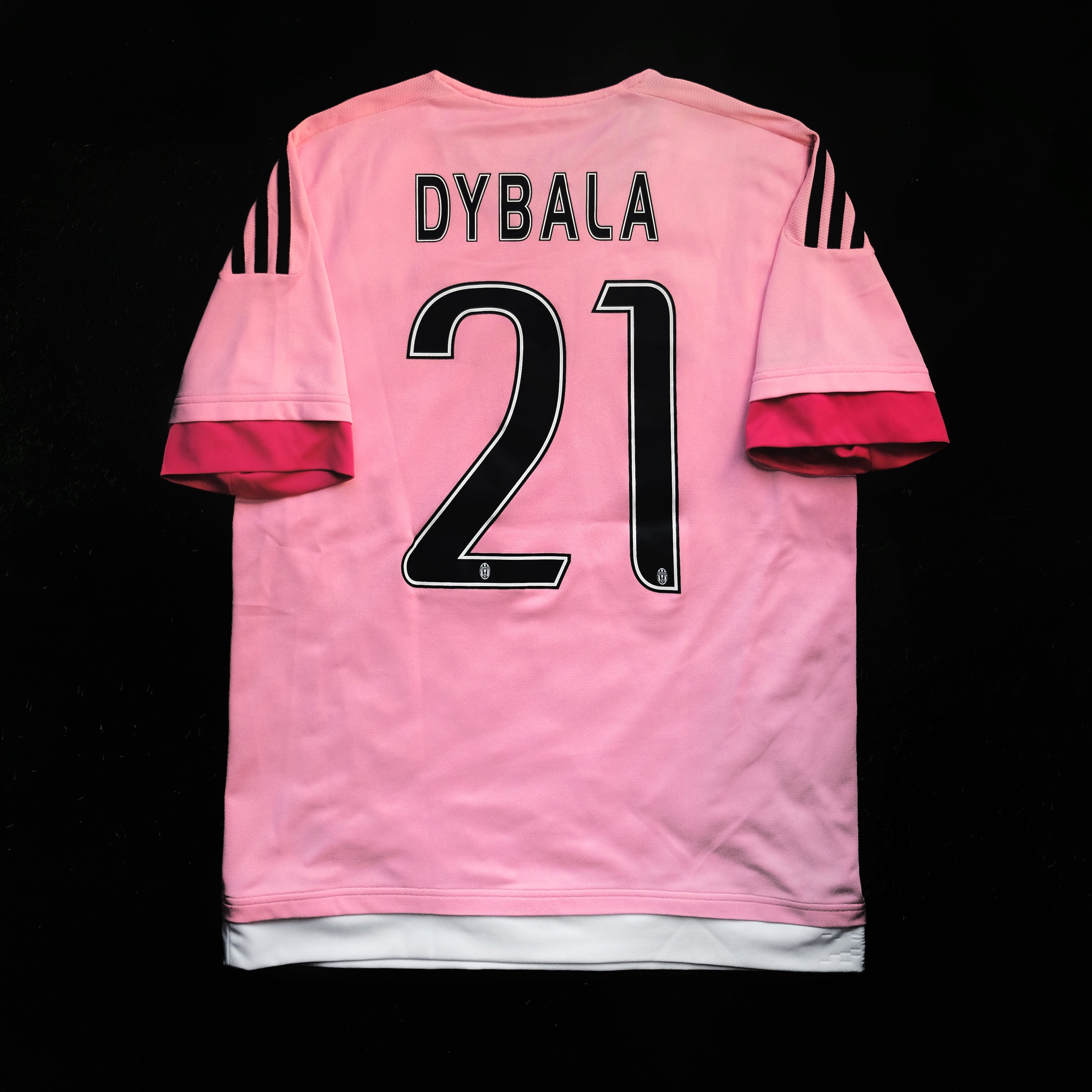 2015/16 Juventus #21 DYBALA Away Jersey (M) – Double Kick Football