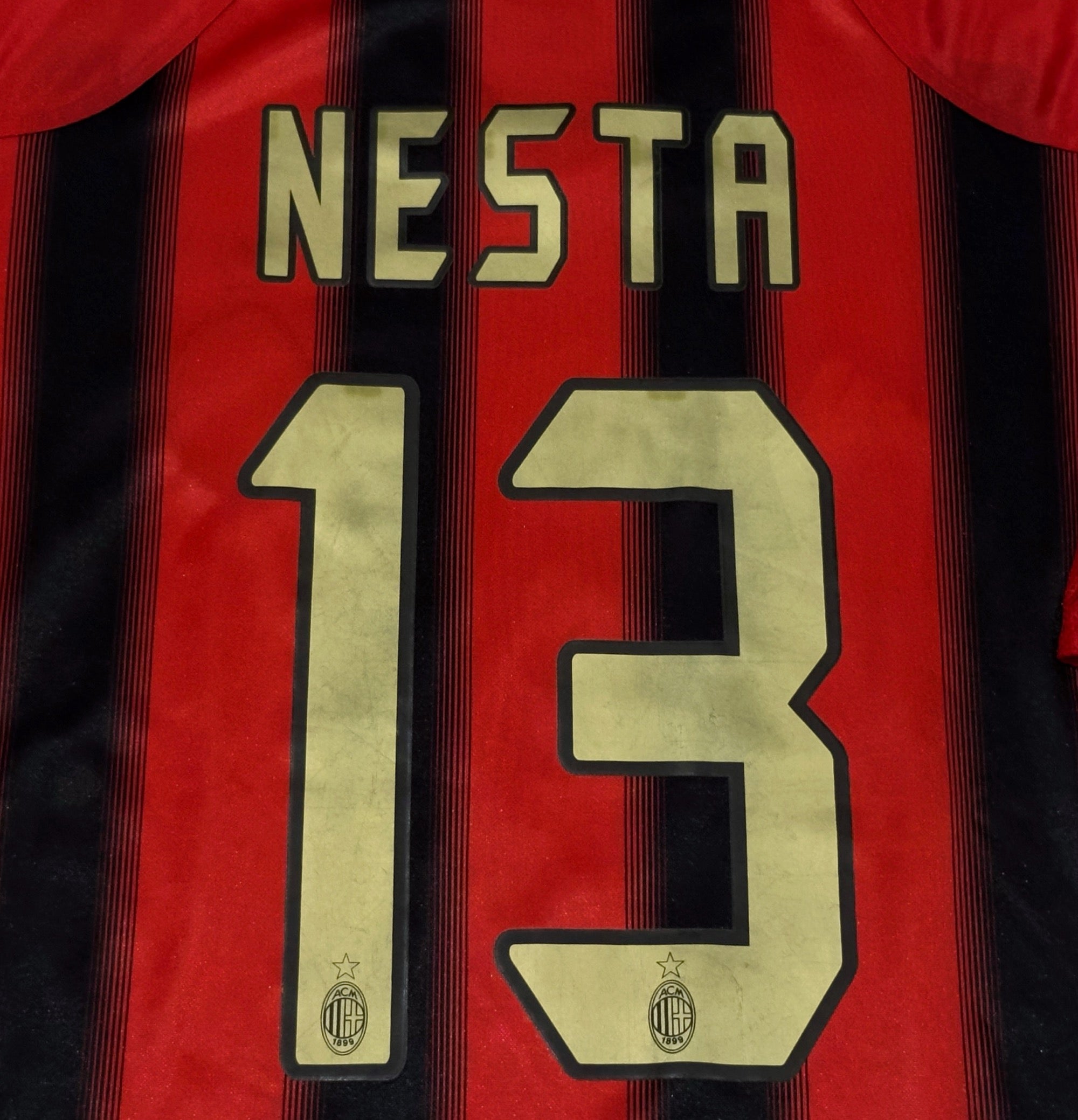 2004/05 AC Milan #13 NESTA Home Jersey (XL)