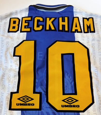 1994/97 Man Utd #10 BECKHAM Away Jersey (L)