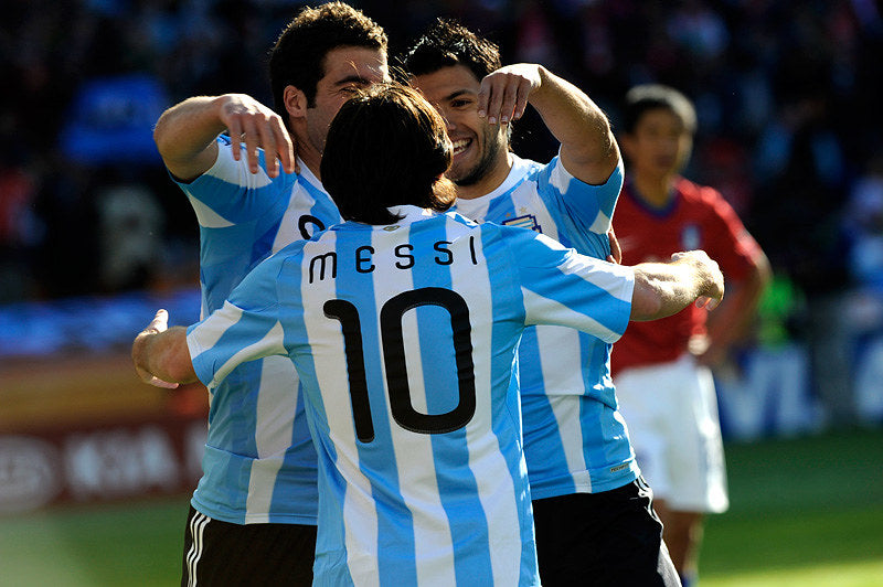 2010/11 Argentina #10 MESSI Home Jersey (M)