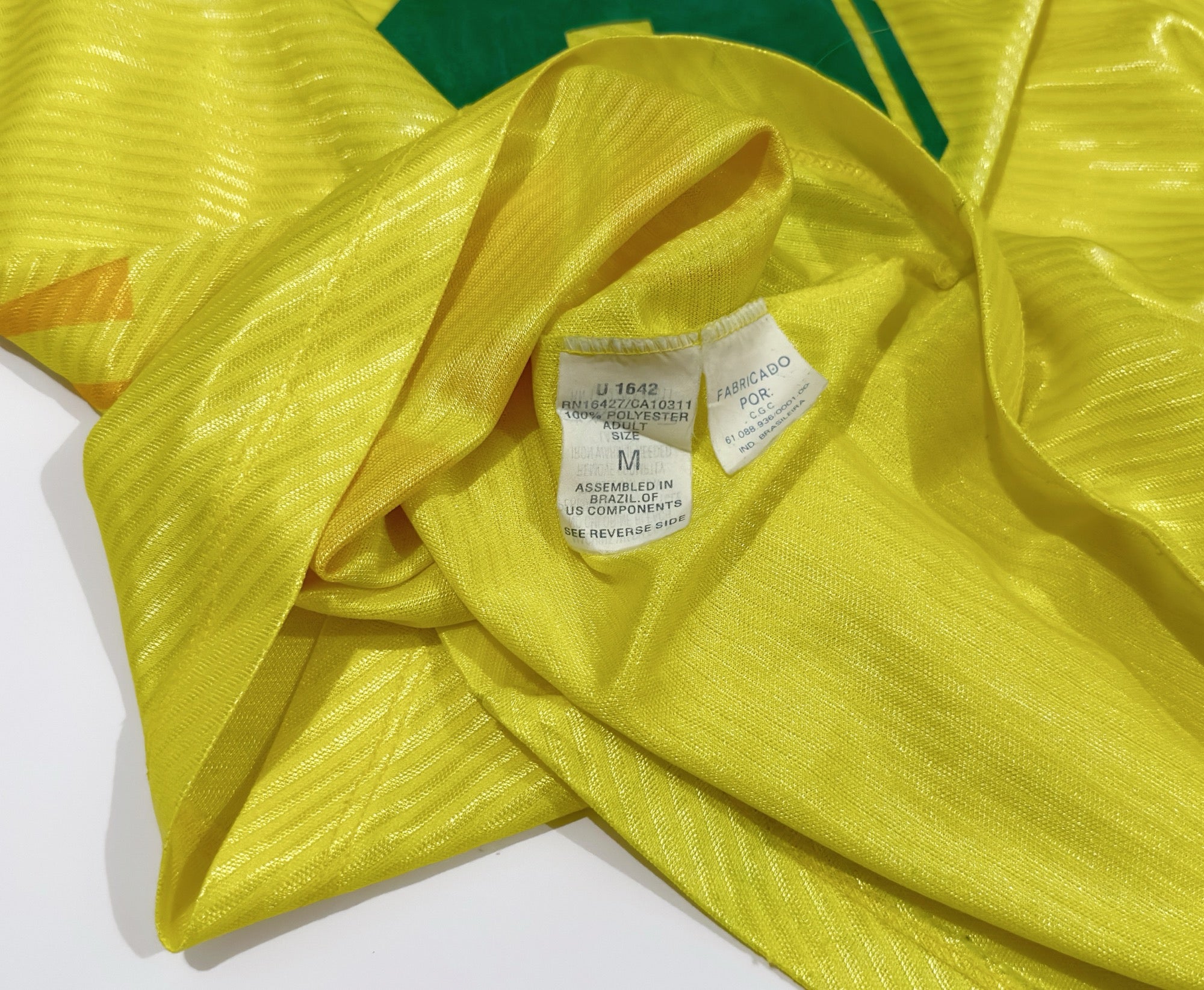 1994 Brazil #8 DUNGA Home Jersey (M)